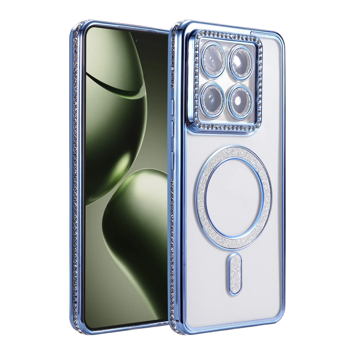 Xiaomi Mi 14T Pro Joke Simli Magneticsafe Kılıf - Mavi