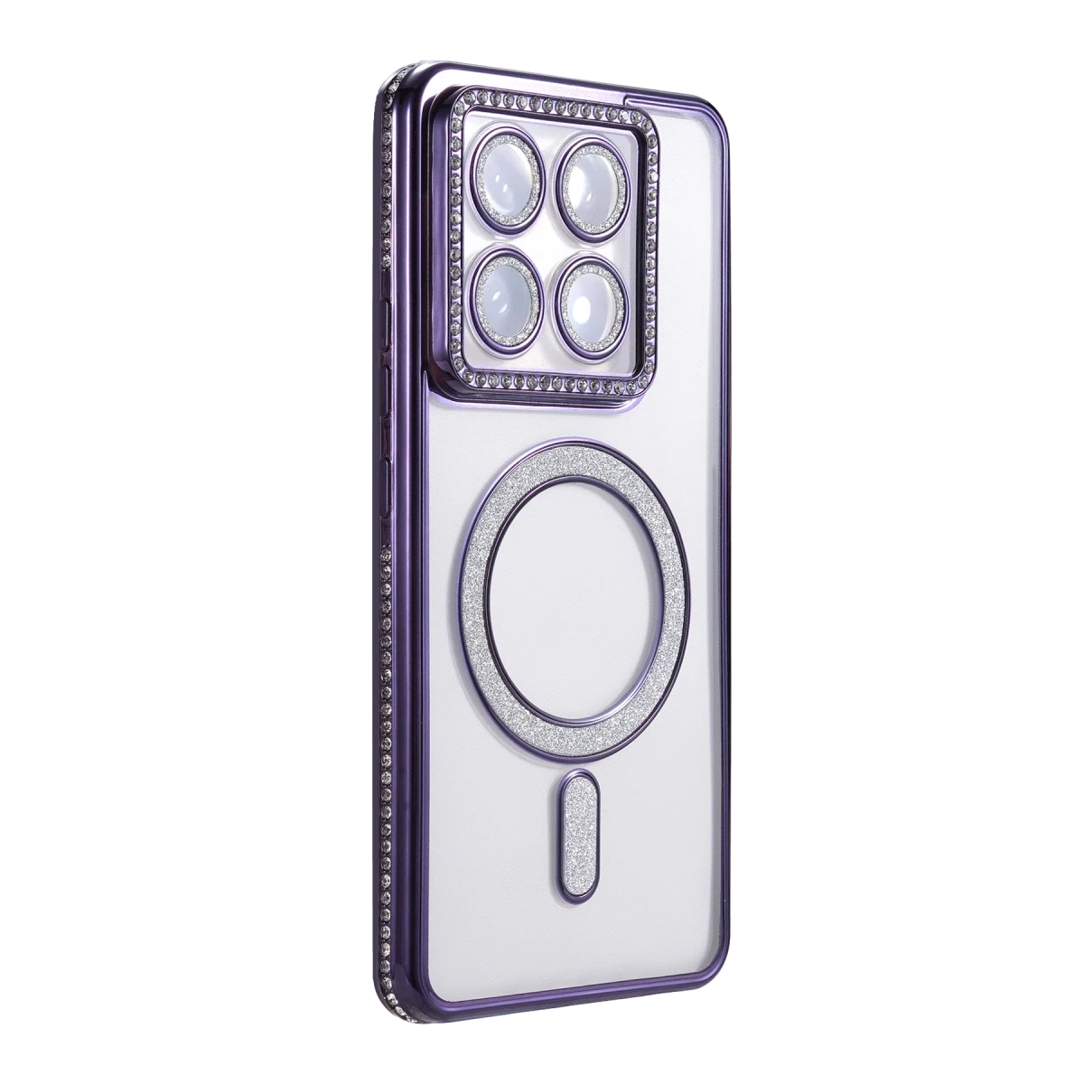 Newface Xiaomi Mi 14T Pro Joke Simli Magneticsafe Kılıf - Derin Mor — görsel 7
