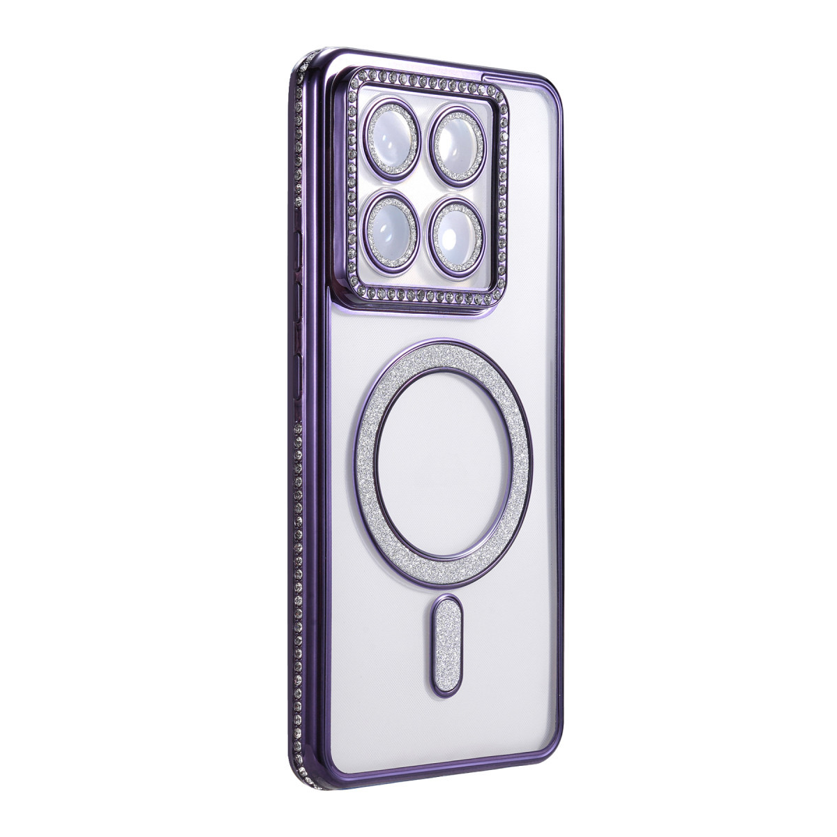 Newface Xiaomi Mi 14T Pro Joke Simli Magneticsafe Kılıf - Derin Mor — görsel 11