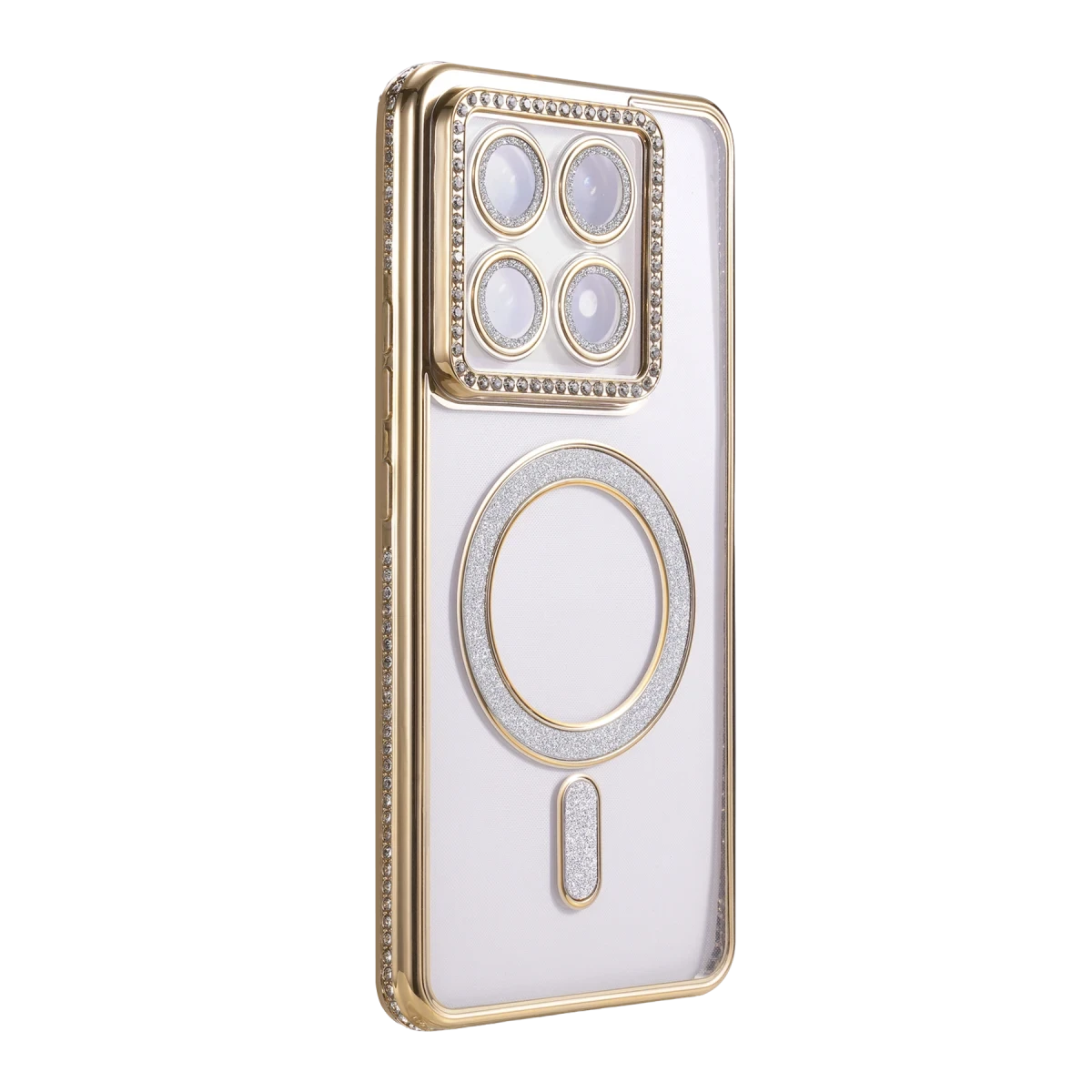Xiaomi Mi 14T Pro Joke Simli Magneticsafe Kılıf - Gold