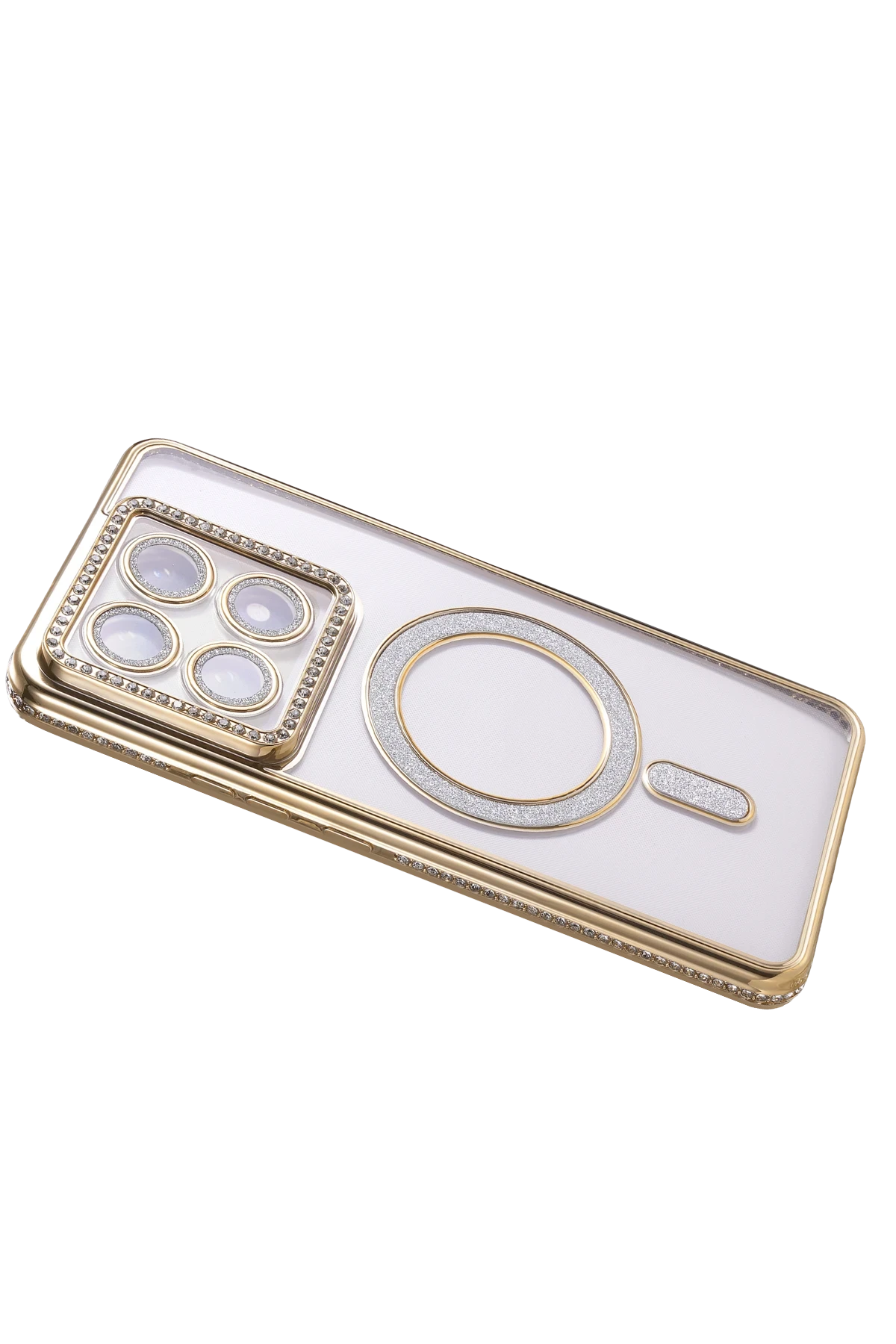 Newface Xiaomi Mi 14T Pro Joke Simli Magneticsafe Kılıf - Gold