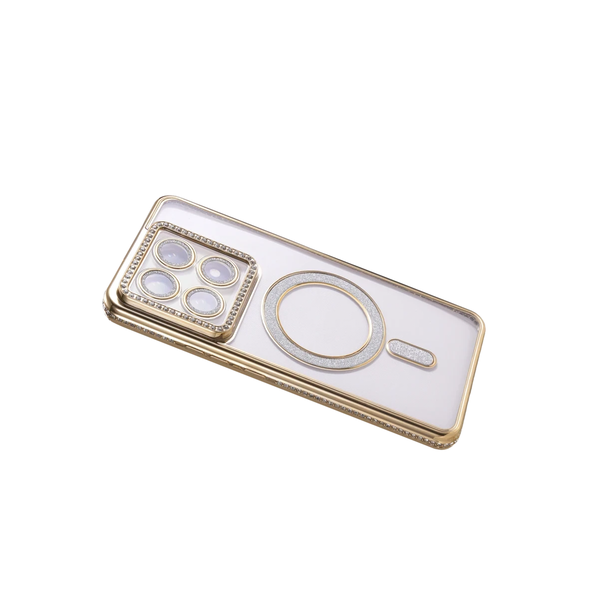 Xiaomi Mi 14T Pro Joke Simli Magneticsafe Kılıf - Gold