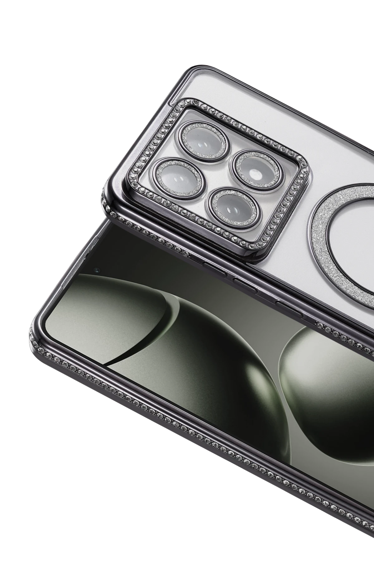 Newface Xiaomi Mi 14T Pro Joke Simli Magneticsafe Kılıf - Siyah