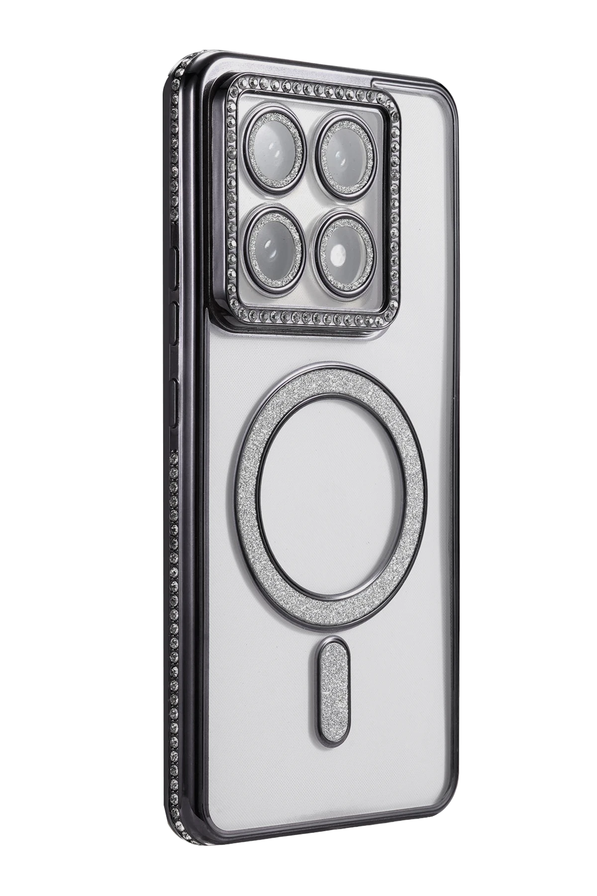 Newface Xiaomi Mi 14T Pro Joke Simli Magneticsafe Kılıf - Siyah