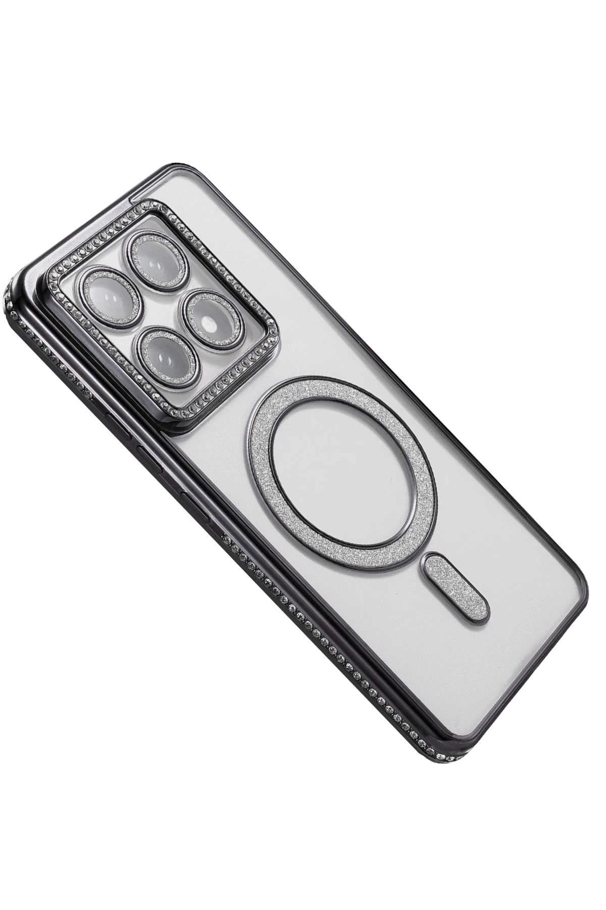 Newface Xiaomi Mi 14T Pro Joke Simli Magneticsafe Kılıf - Siyah