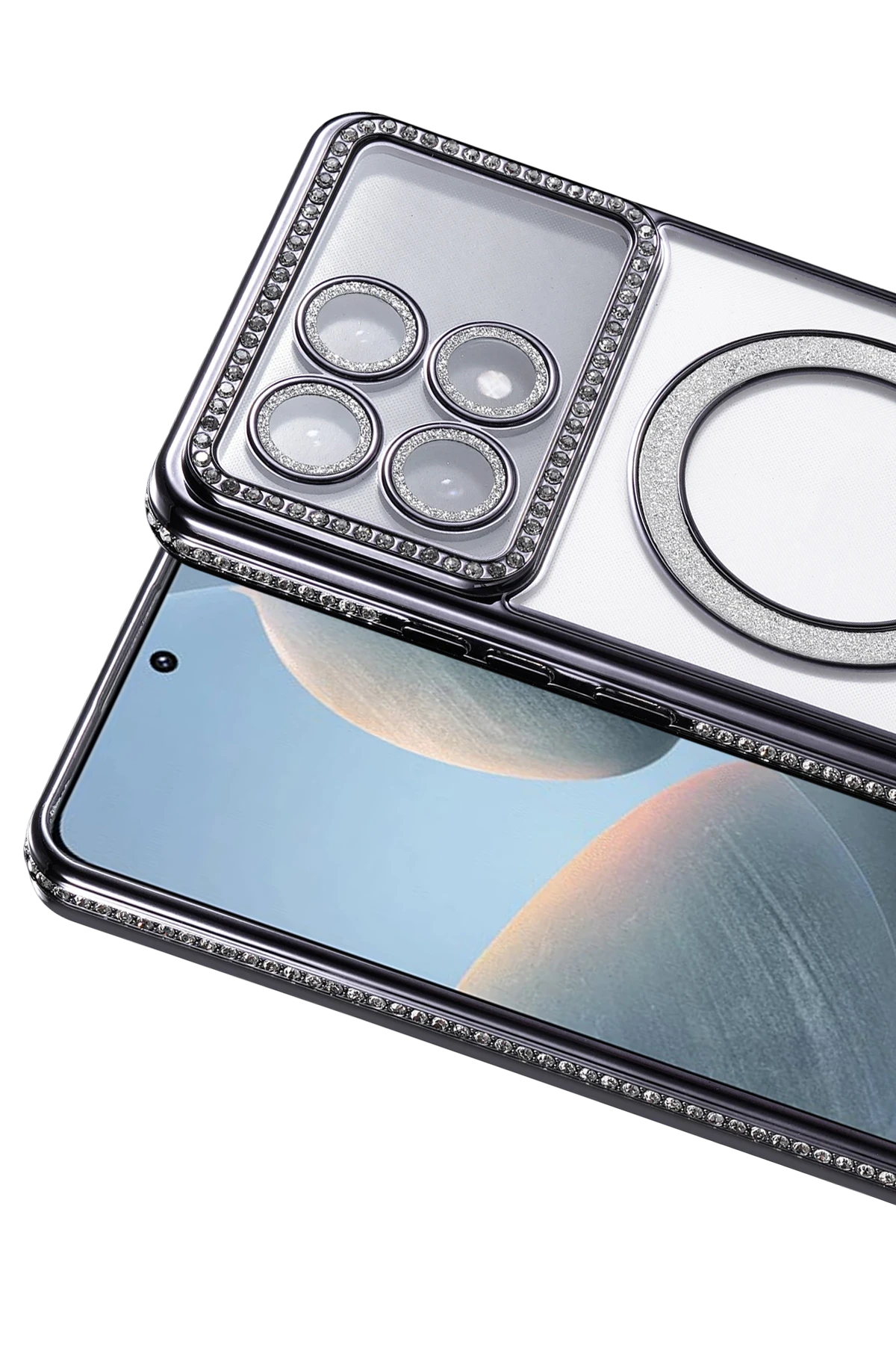 Newface Xiaomi Poco X6 Pro Joke Simli Magneticsafe Kılıf - Siyah