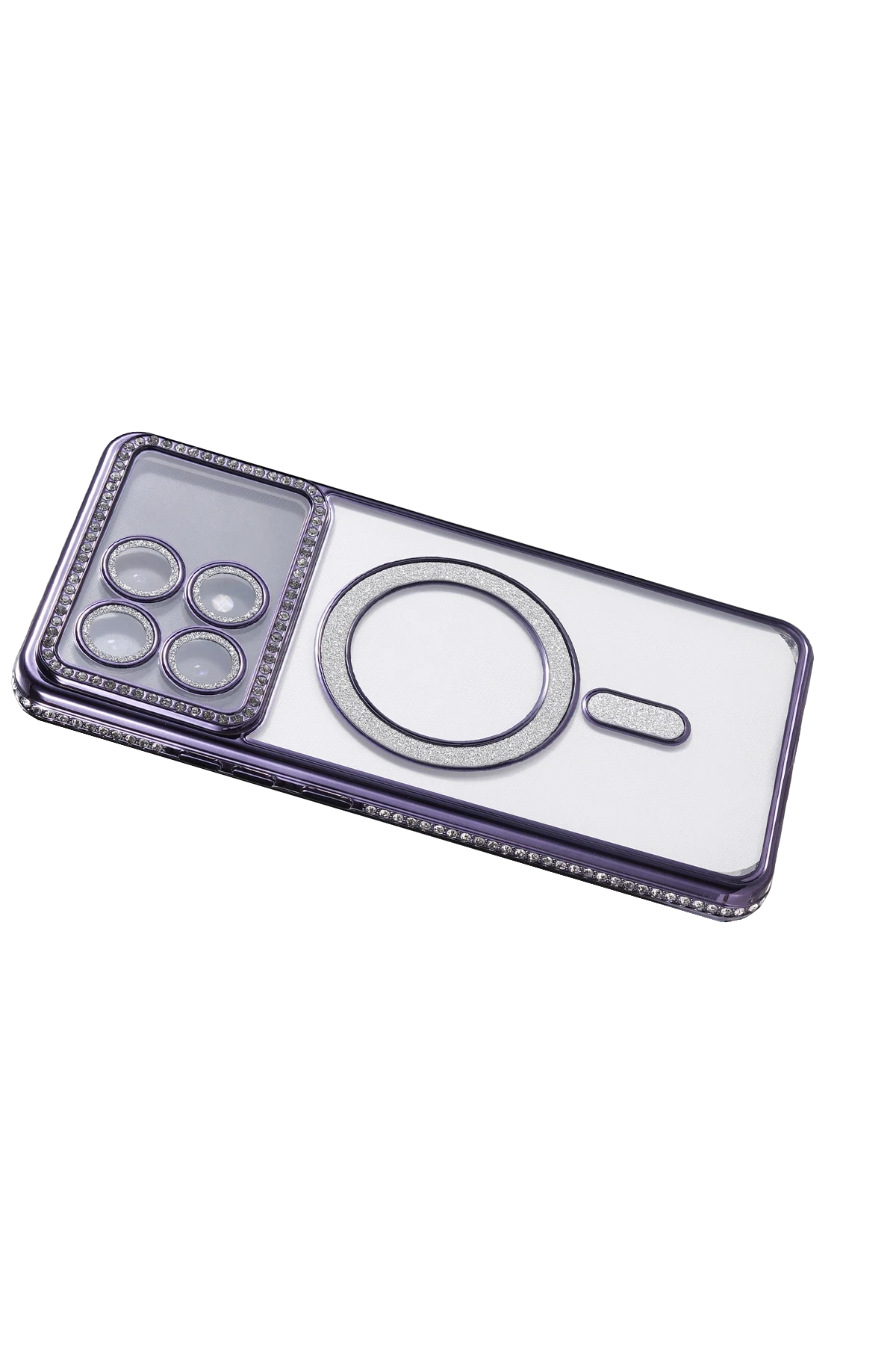 Newface Xiaomi Poco X6 Pro Joke Simli Magneticsafe Kılıf - Derin Mor