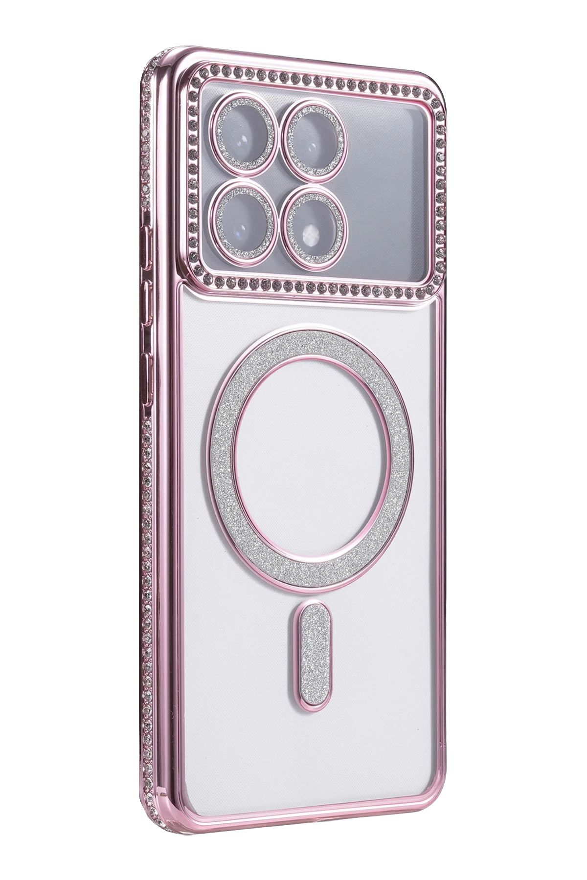 Newface Xiaomi Poco X6 Pro Joke Simli Magneticsafe Kılıf - Pembe