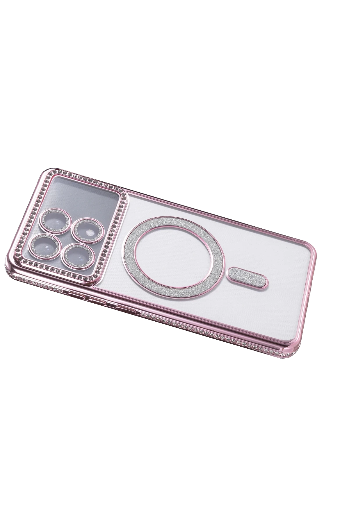 Newface Xiaomi Poco X6 Pro Joke Simli Magneticsafe Kılıf - Pembe