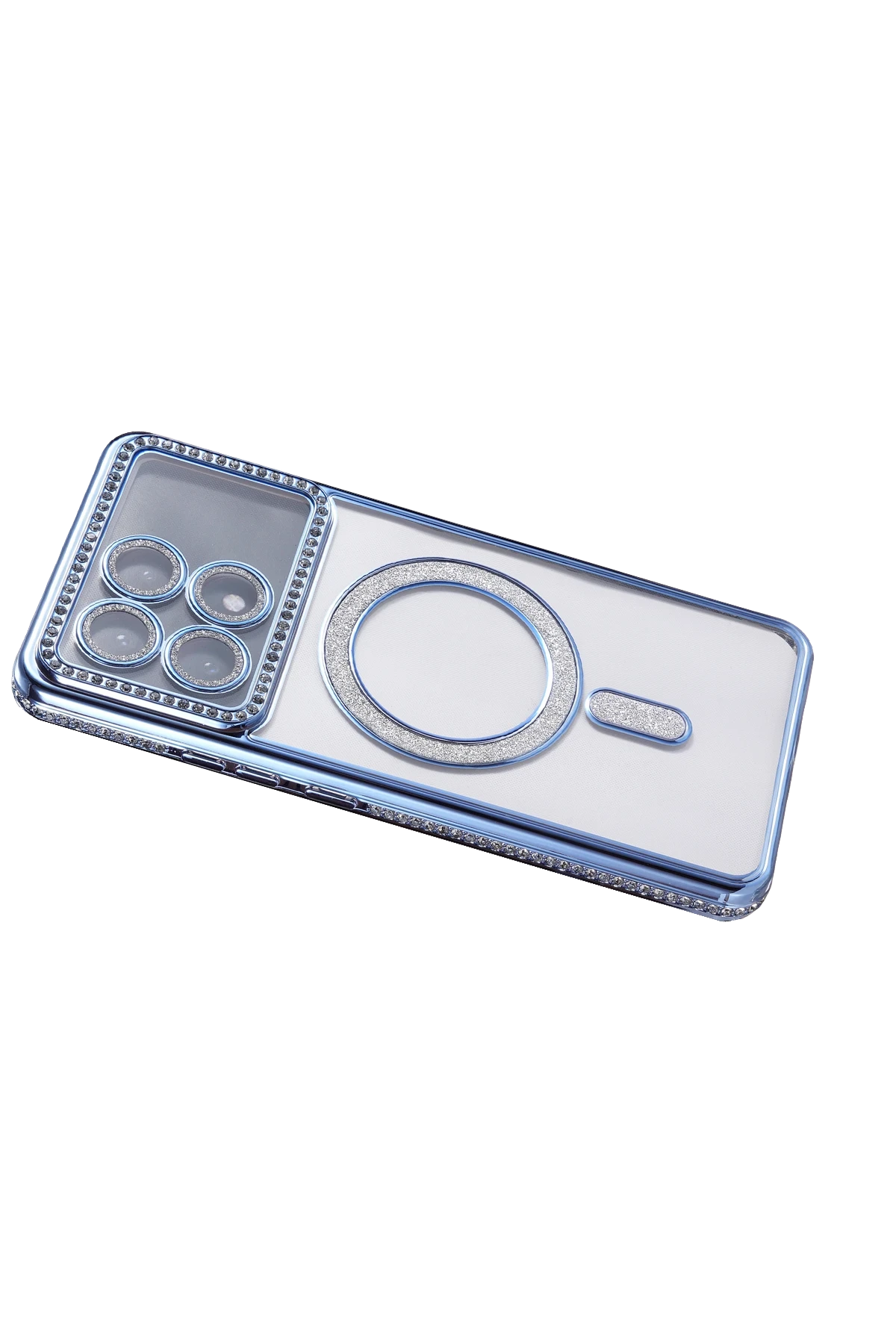 Newface Xiaomi Poco X6 Pro Joke Simli Magneticsafe Kılıf - Mavi