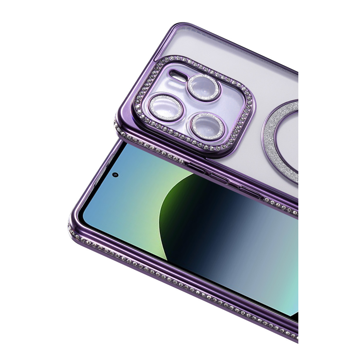 Newface Xiaomi Redmi Note 14 4G Joke Simli Magneticsafe Kılıf - Derin Mor — görsel 8