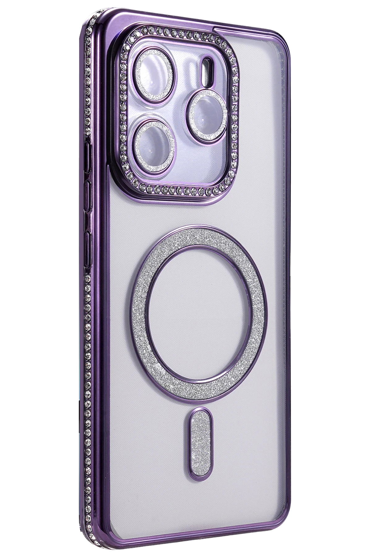 Newface Xiaomi Redmi Note 14 4G Joke Simli Magneticsafe Kılıf - Derin Mor — görsel 3