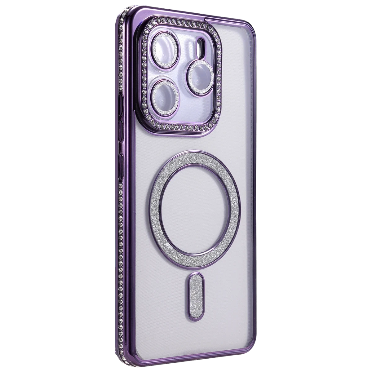Newface Xiaomi Redmi Note 14 4G Joke Simli Magneticsafe Kılıf - Derin Mor — görsel 6
