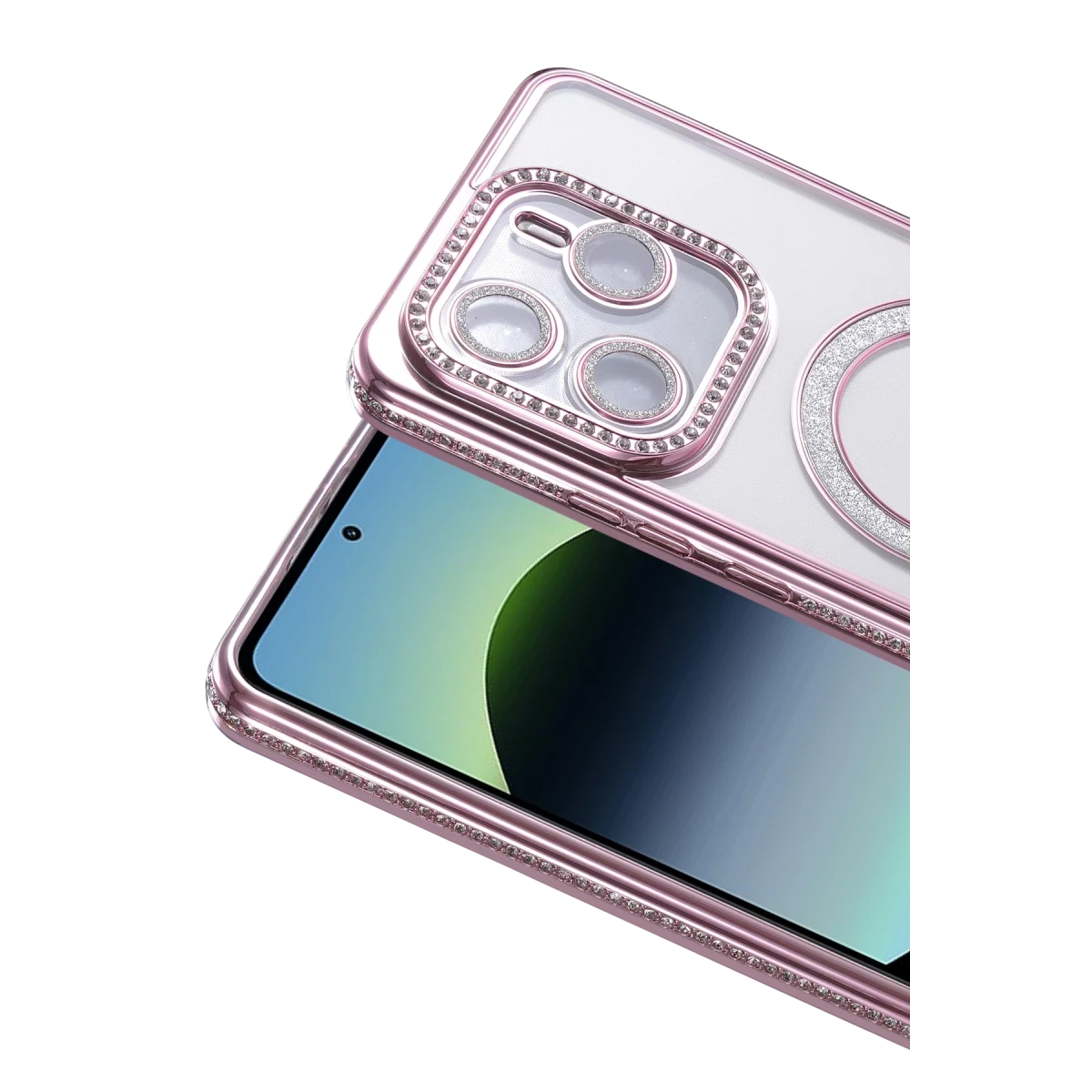 Xiaomi Redmi Note 14 4G Joke Simli Magneticsafe Kılıf - Pembe