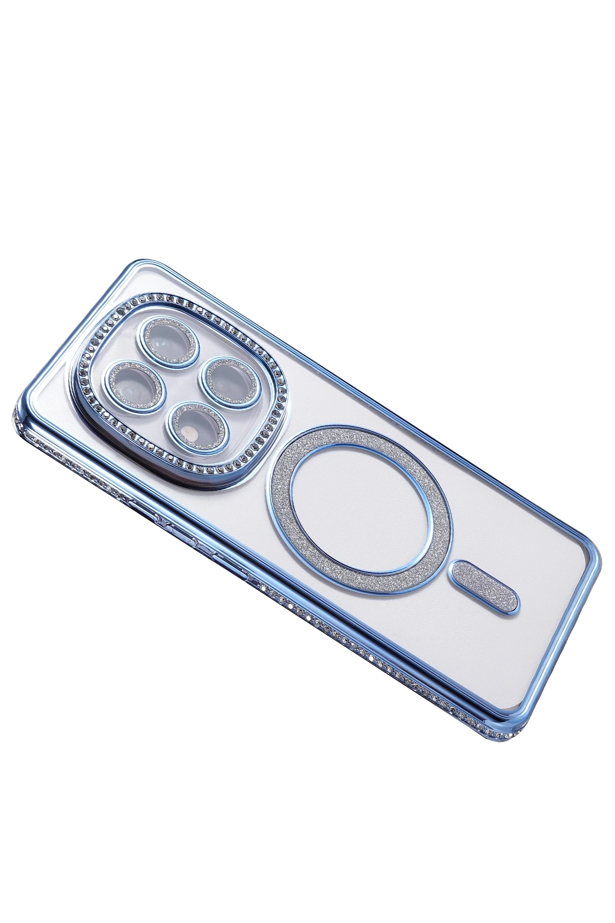Newface Xiaomi Redmi Note 14 Pro 5G Joke Simli Magneticsafe Kılıf - Mavi