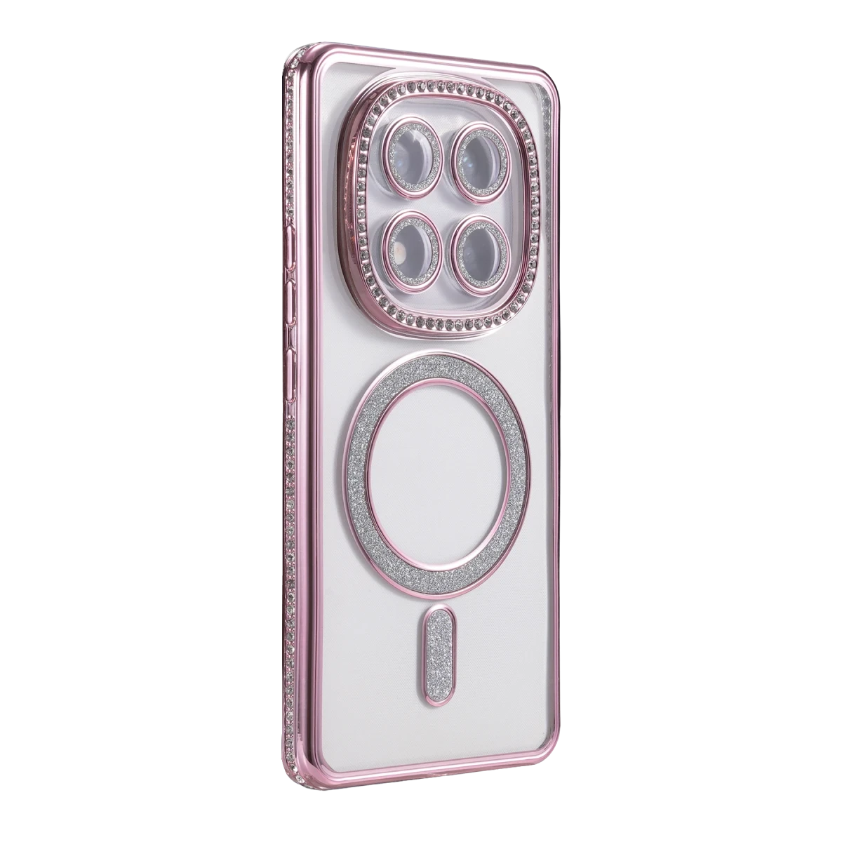 Newface Xiaomi Redmi Note 14 Pro 5G Joke Simli Magneticsafe Kılıf - Pembe