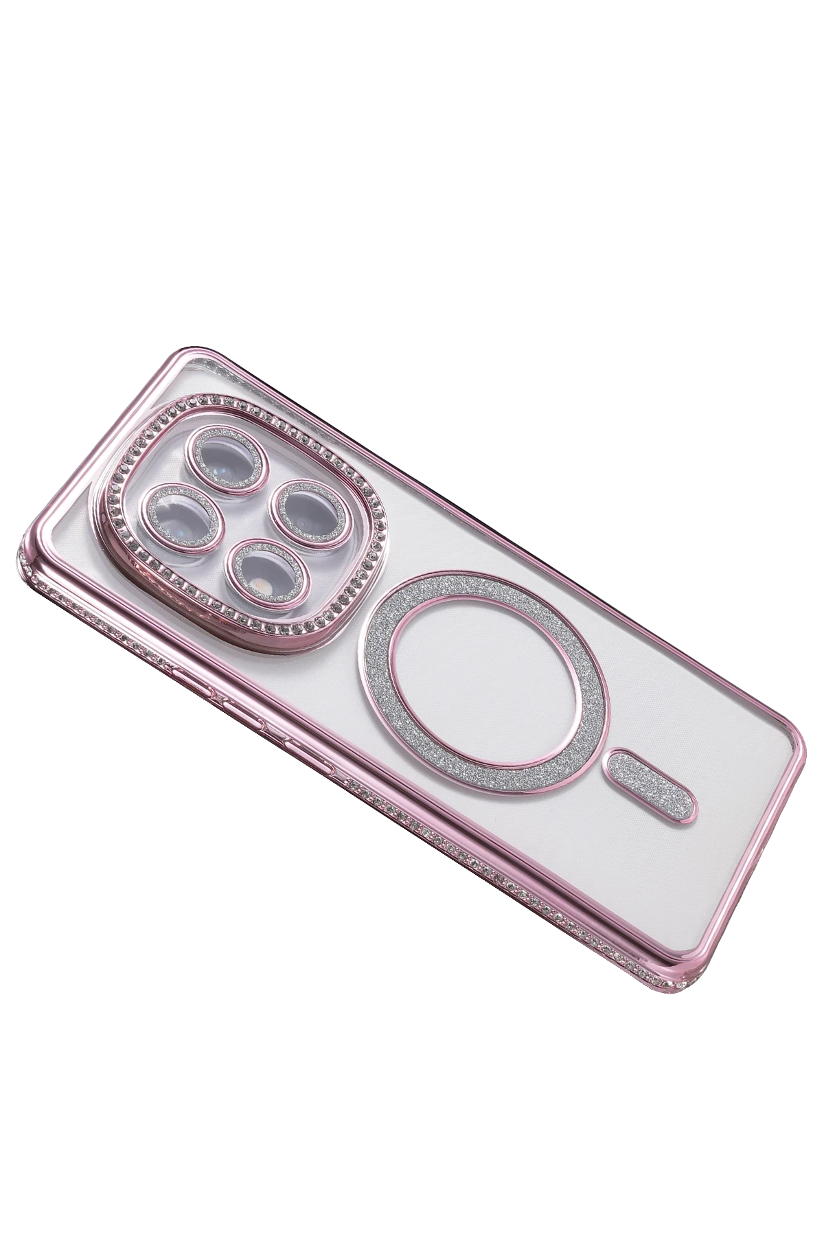 Newface Xiaomi Redmi Note 14 Pro 5G Joke Simli Magneticsafe Kılıf - Pembe