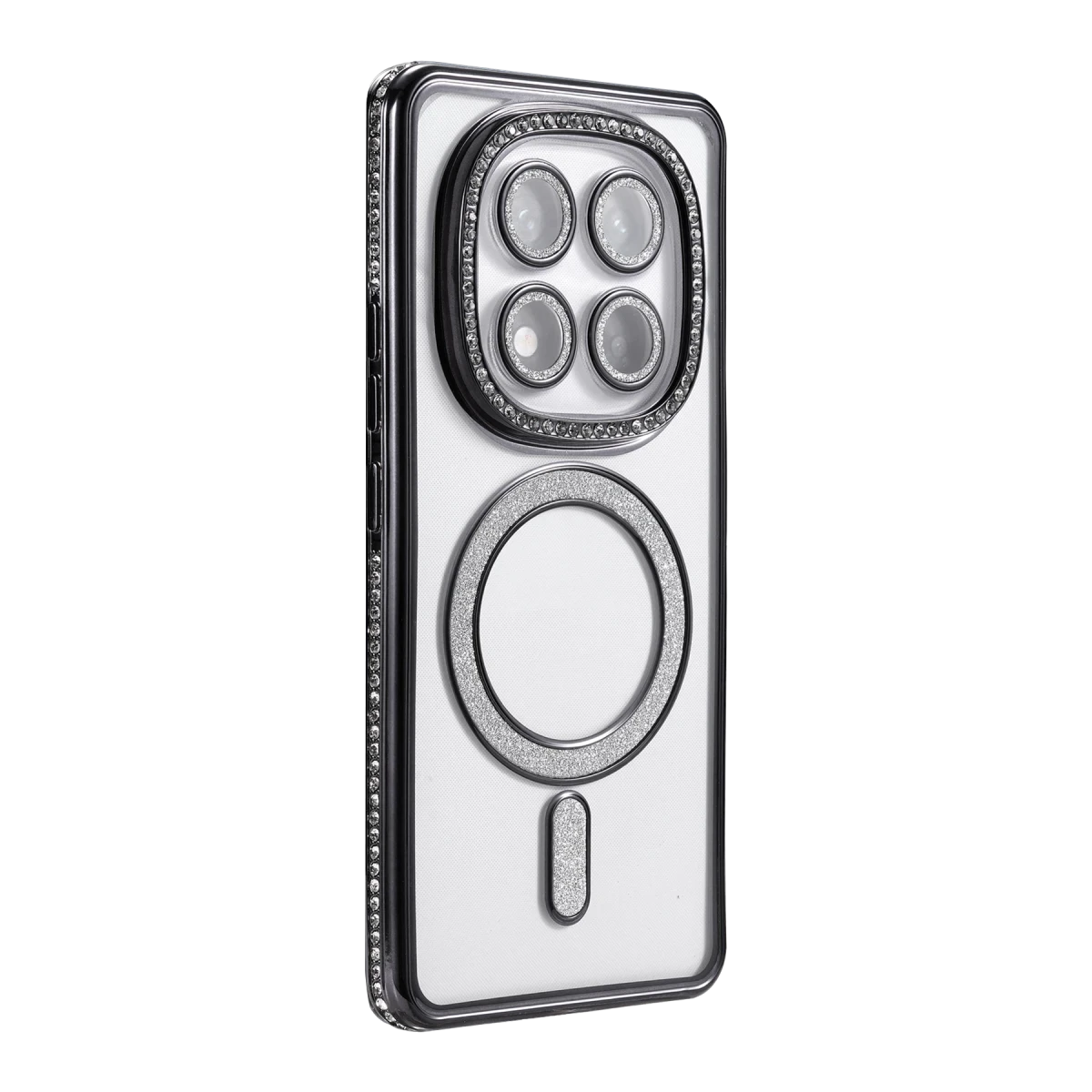 Newface Xiaomi Redmi Note 14 Pro 4G Joke Simli Magneticsafe Kılıf - Siyah