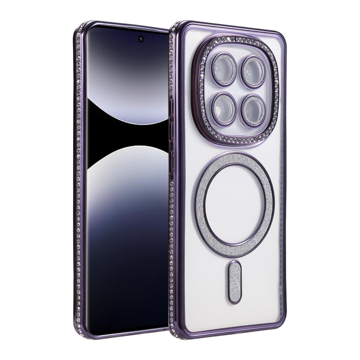 Newface Xiaomi Redmi Note 14 Pro 4G Joke Simli Magneticsafe Kılıf - Derin Mor — görsel 9