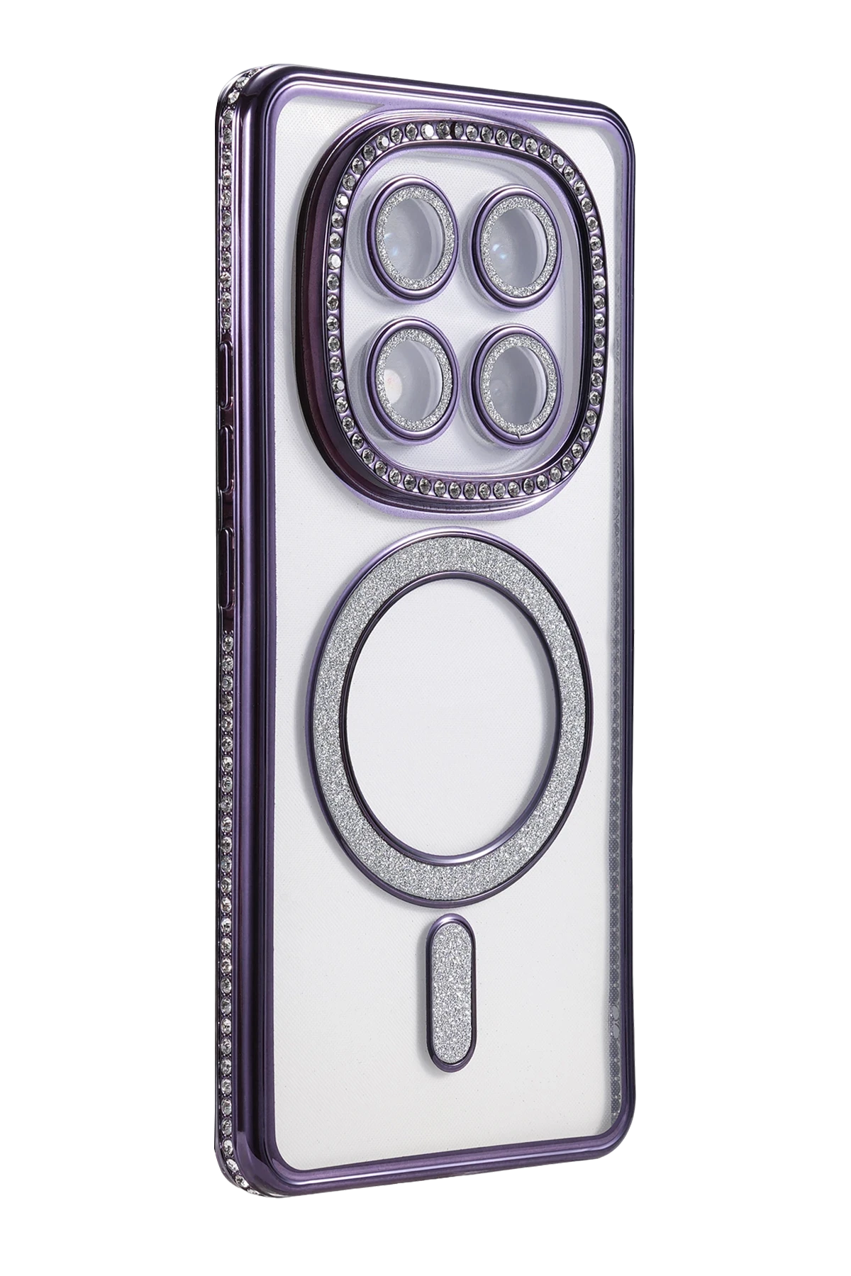 Newface Xiaomi Redmi Note 14 Pro 4G Joke Simli Magneticsafe Kılıf - Derin Mor — görsel 3