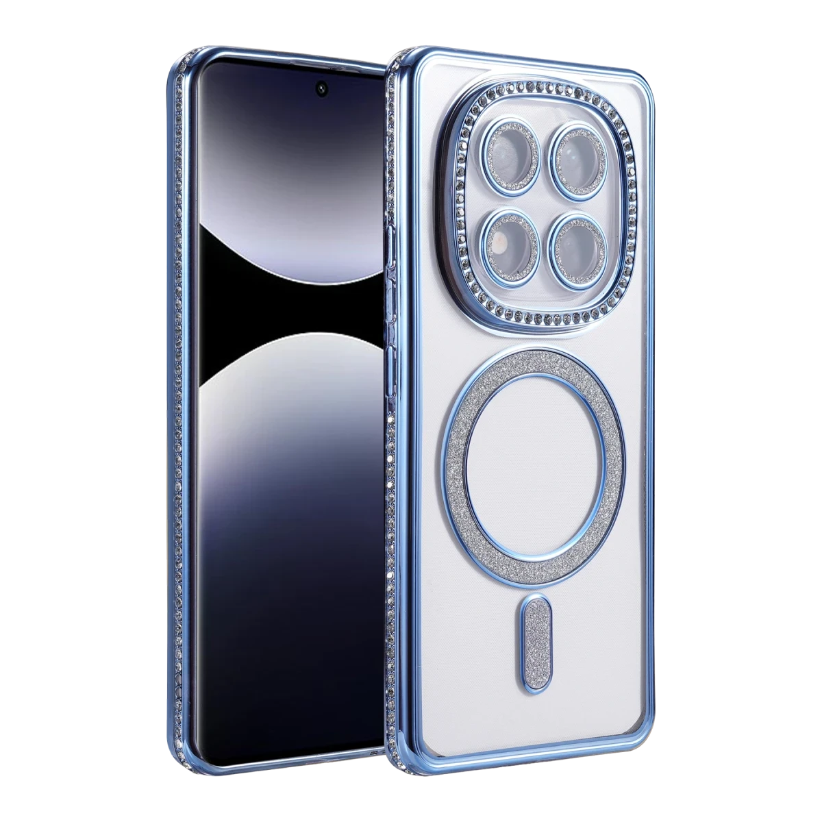 Newface Xiaomi Redmi Note 14 Pro 4G Joke Simli Magneticsafe Kılıf - Mavi