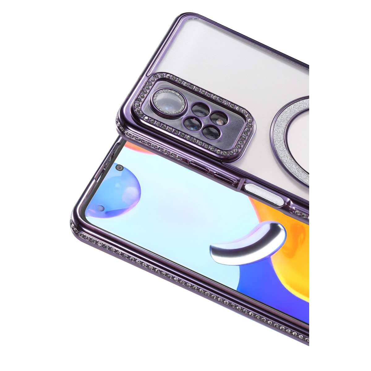 Newface Xiaomi Redmi Note 12 Pro 4G Joke Simli Magneticsafe Kılıf - Derin Mor — görsel 10