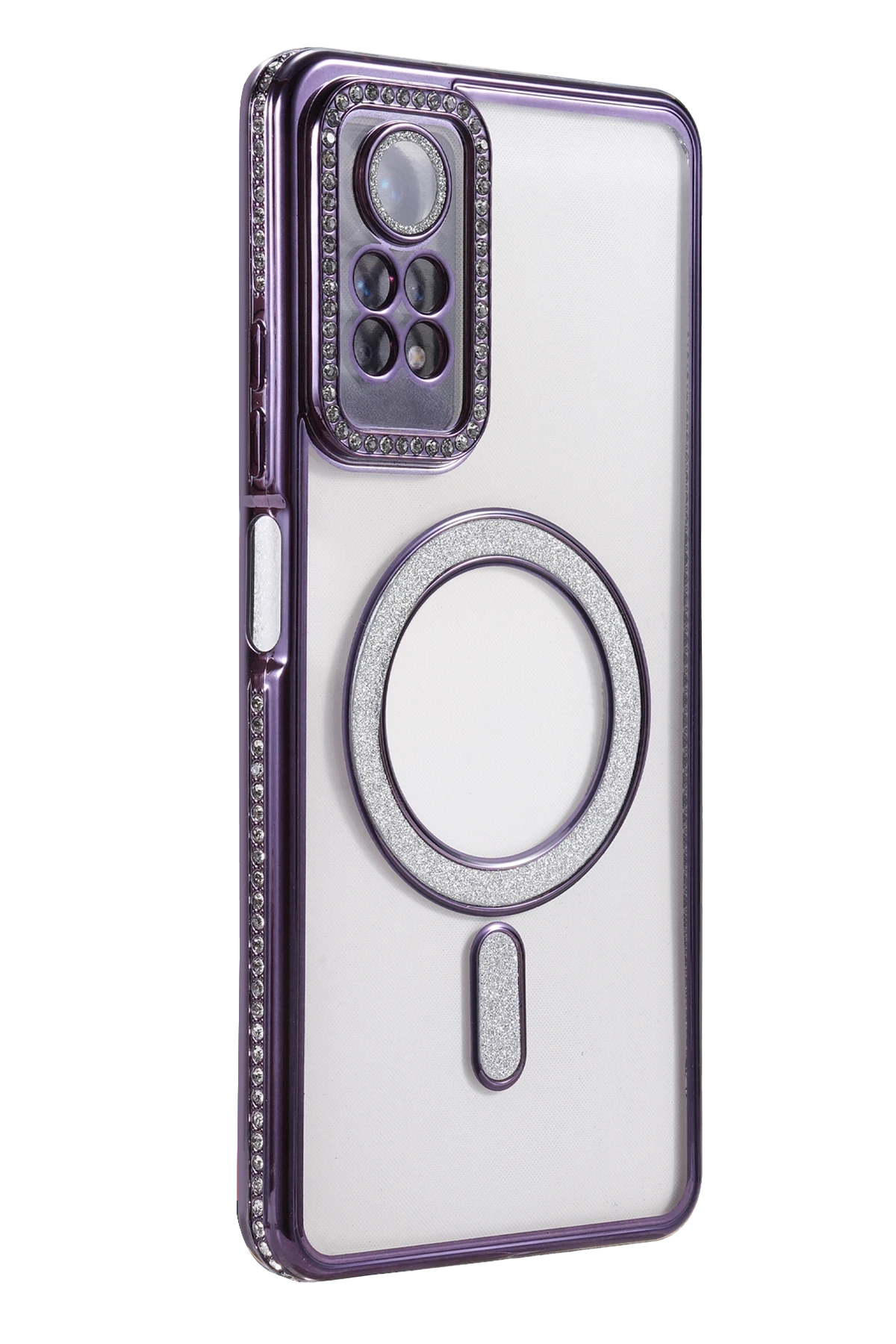 Newface Xiaomi Redmi Note 12 Pro 4G Joke Simli Magneticsafe Kılıf - Derin Mor — görsel 3