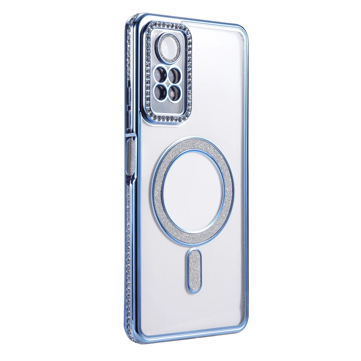 Xiaomi Redmi Note 12 Pro 4G Joke Simli Magneticsafe Kılıf - Mavi
