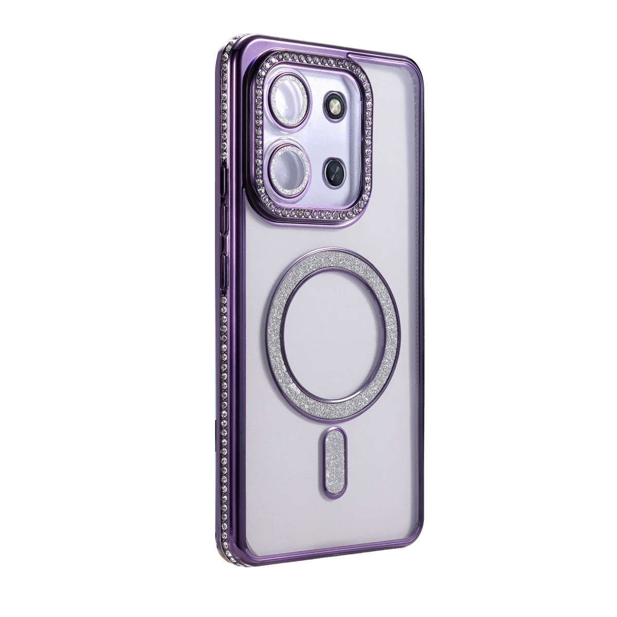 Newface Xiaomi Redmi 15C 4G Joke Simli Magneticsafe Kılıf - Derin Mor — görsel 6