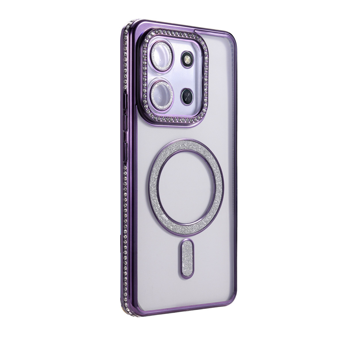 Newface Xiaomi Redmi 15C 4G Joke Simli Magneticsafe Kılıf - Derin Mor — görsel 9