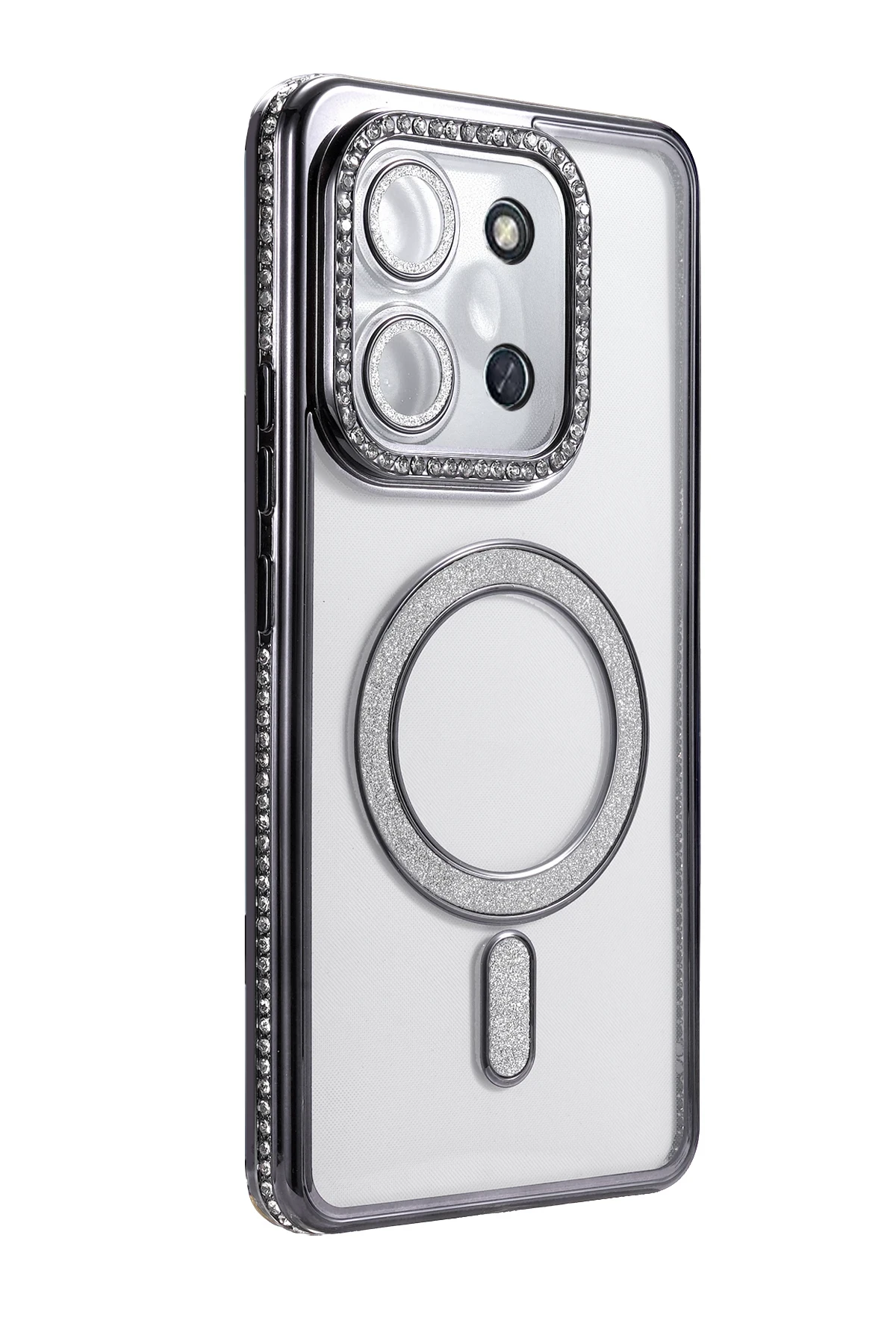 Newface Xiaomi Redmi 15C 4G Joke Simli Magneticsafe Kılıf - Siyah