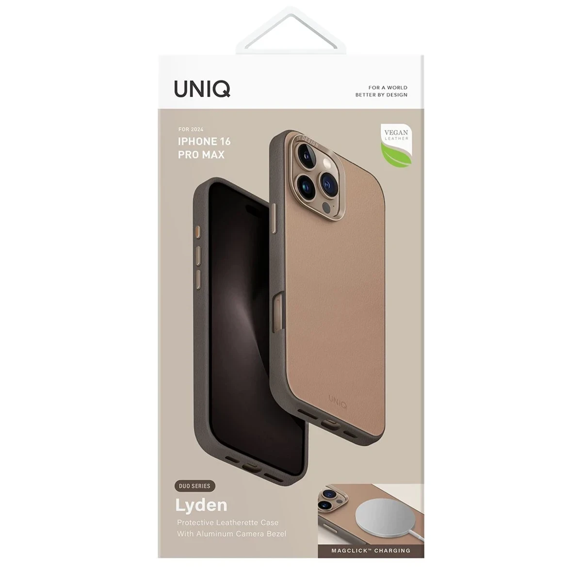 Uniq Apple iPhone 16 Pro Lyden DS Magsafe Kapak - Gri