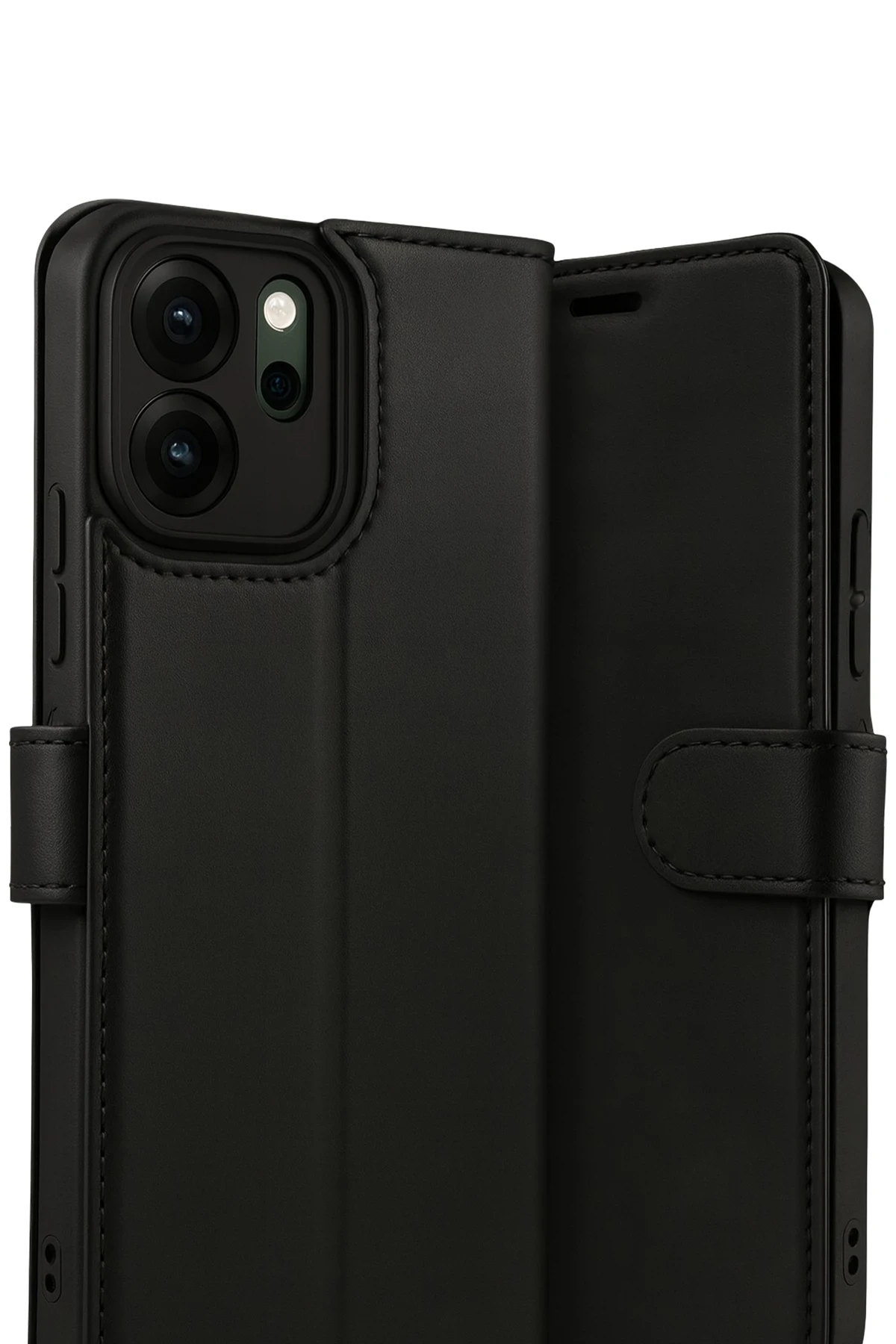 Newface Oppo Reno 14F Trend S Plus Kapaklı Kılıf - Siyah