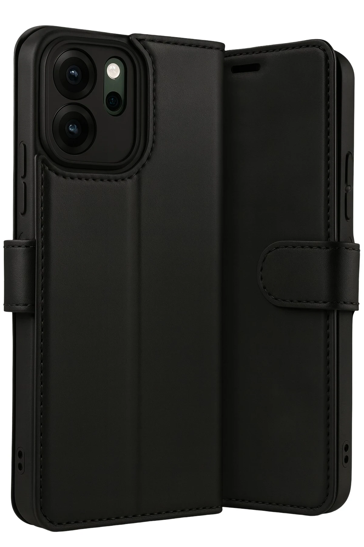 Newface Oppo Reno 14F Trend S Plus Kapaklı Kılıf - Siyah