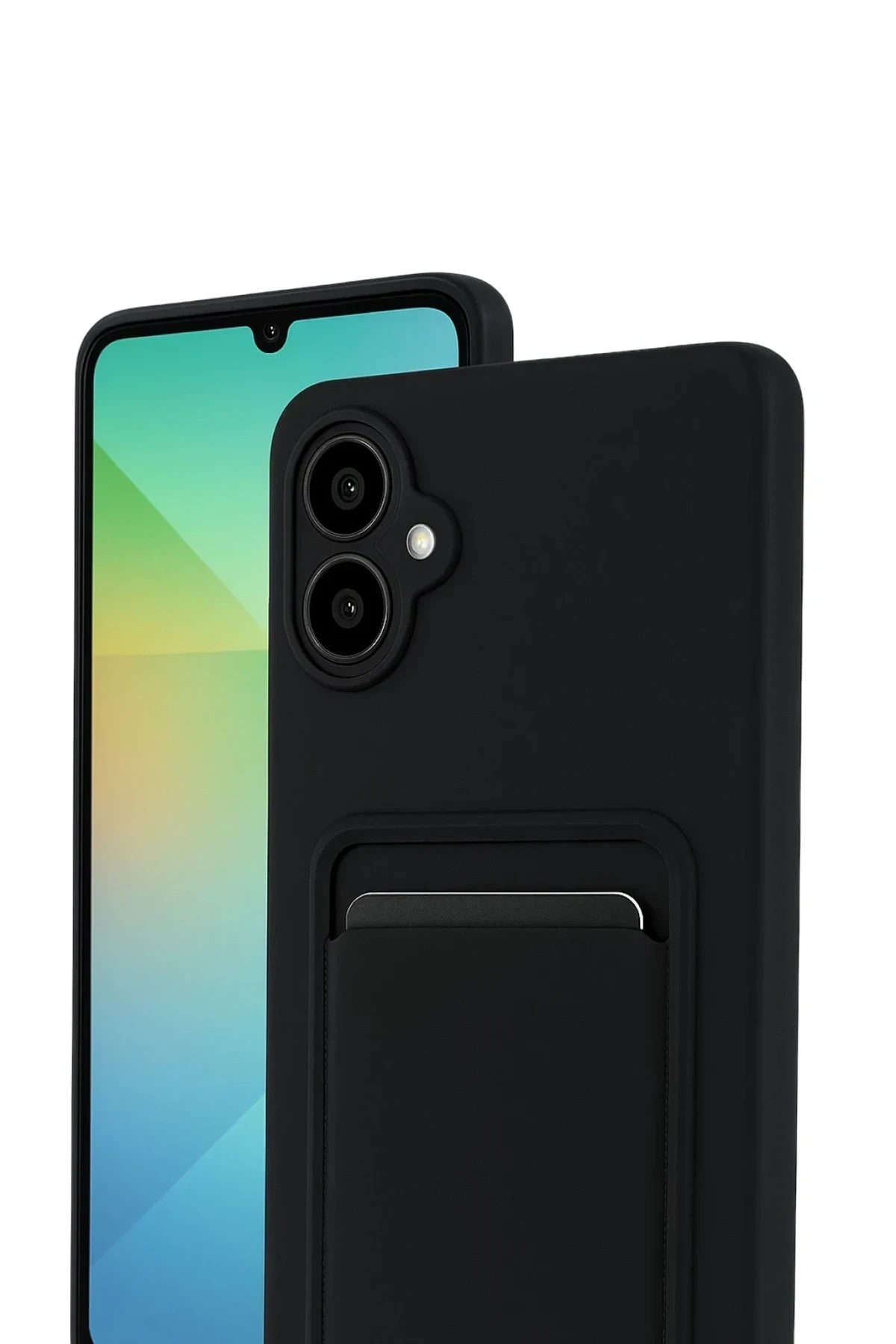 Newface Samsung Galaxy A07 Kelvin Kartvizitli Silikon - Siyah