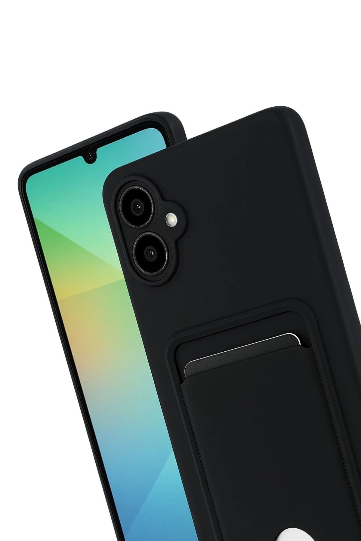 Newface Samsung Galaxy A07 Kelvin Kartvizitli Silikon - Siyah