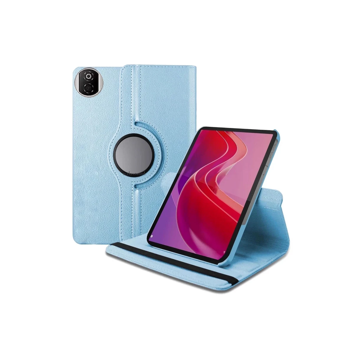 Newface Huawei Honor Pad X7 360 Tablet Deri Kılıf - Mavi