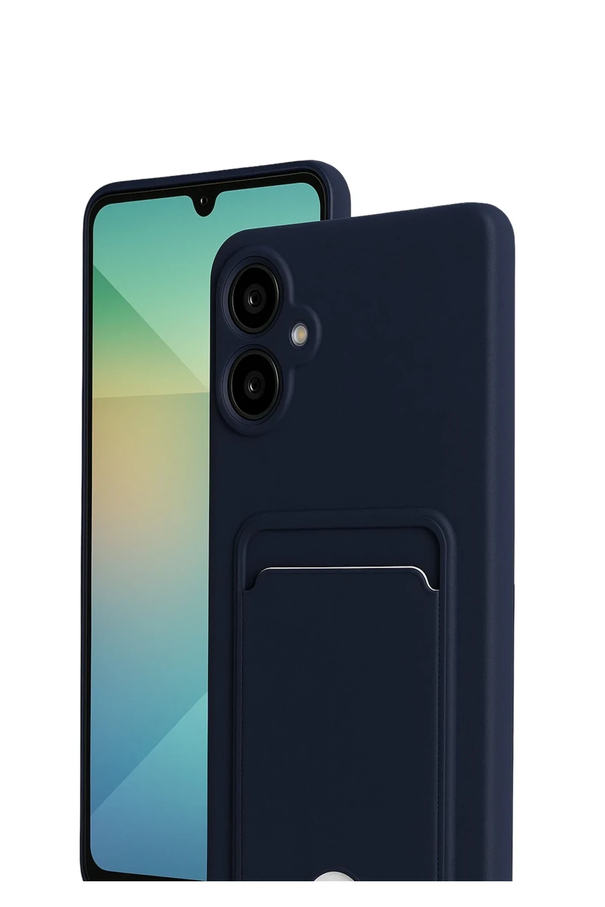 Newface Samsung Galaxy A07 Kelvin Kartvizitli Silikon - Lacivert