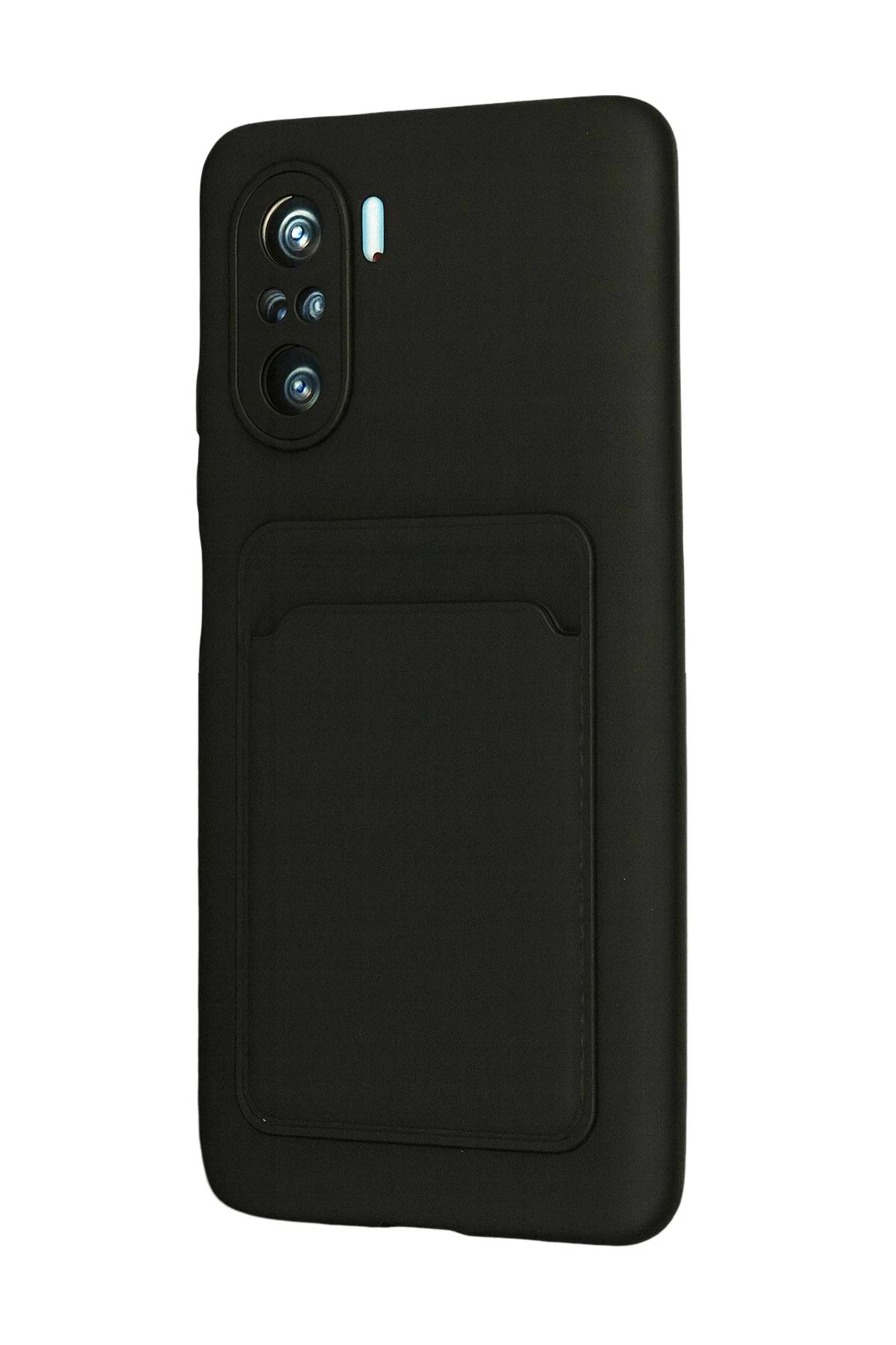 Newface Xiaomi Mi 11i Kılıf Kelvin Kartvizitli Silikon - Siyah