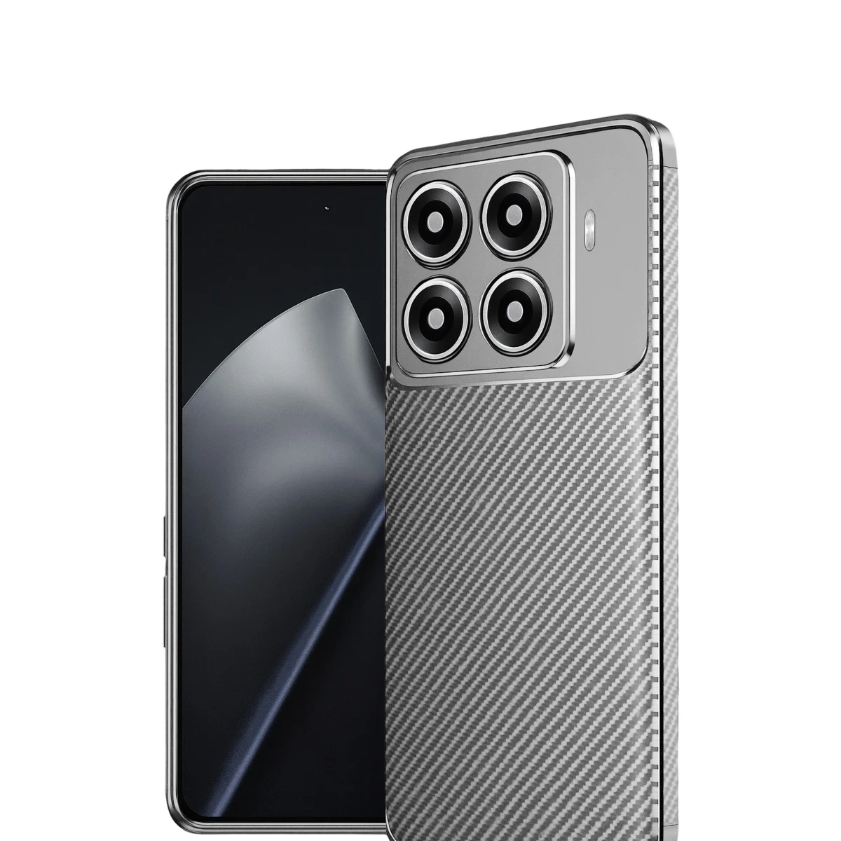 Newface Xiaomi Mi 15T Pro Auto Focus Karbon Kapak - Gri — görsel 5