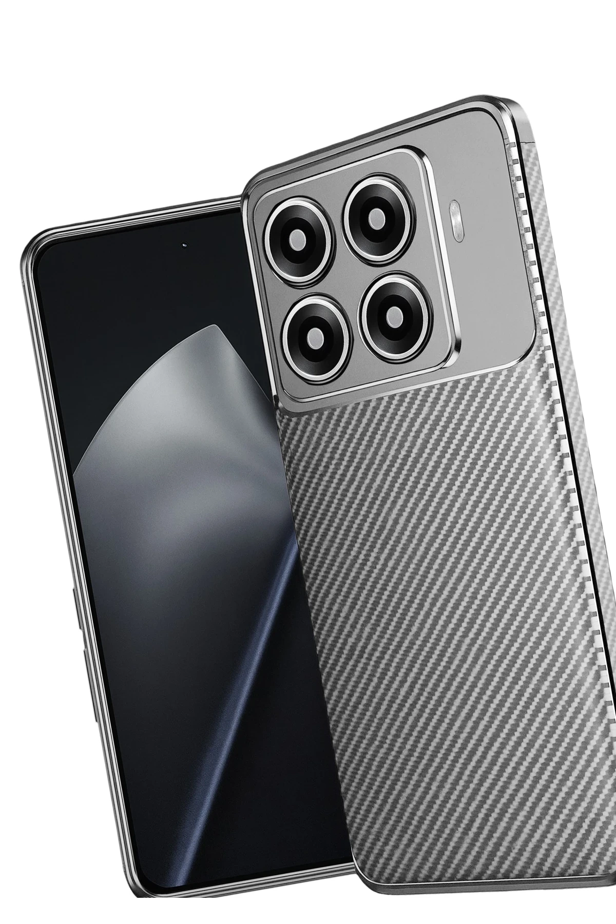 Newface Xiaomi Mi 15T Pro Auto Focus Karbon Kapak - Gri