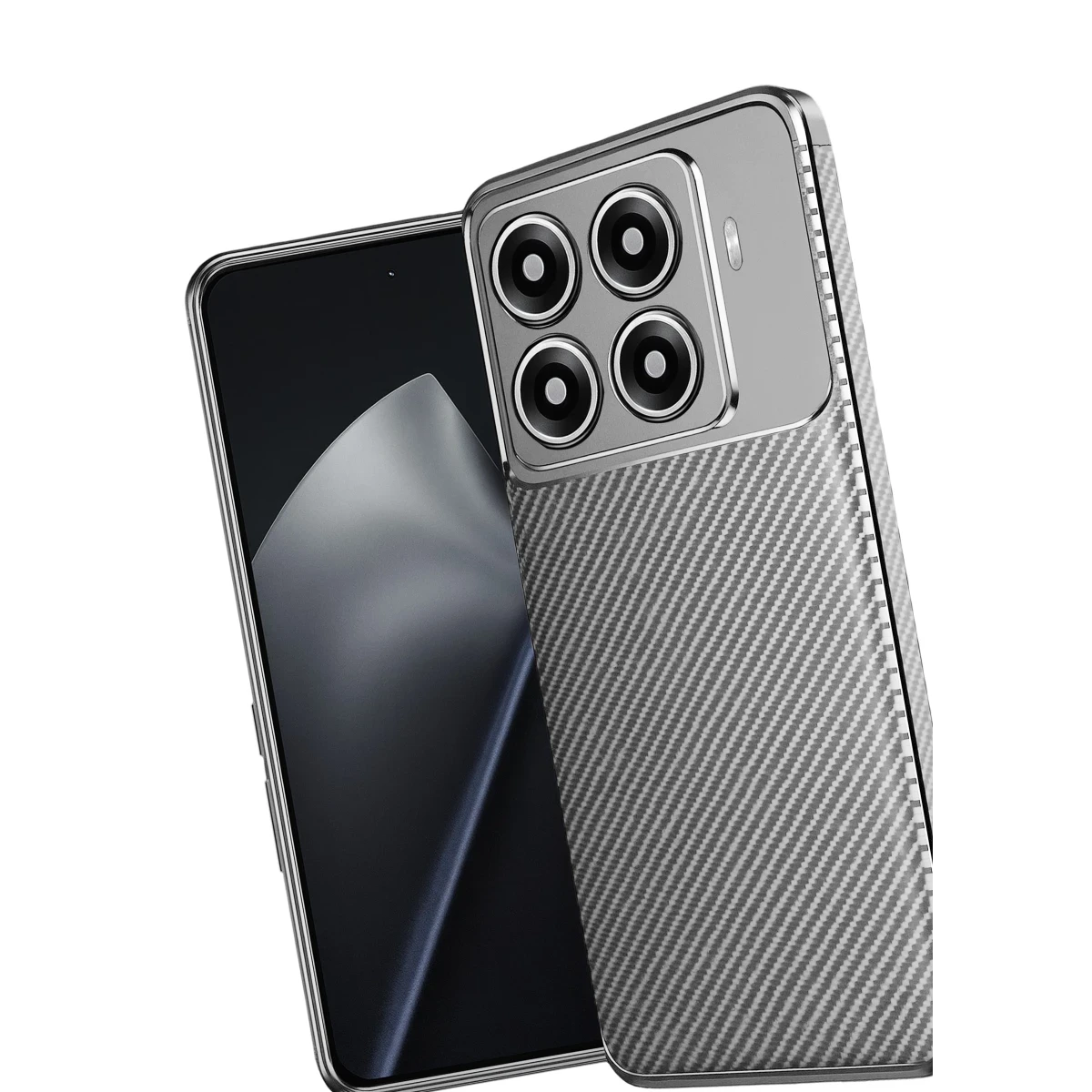 Newface Xiaomi Mi 15T Pro Auto Focus Karbon Kapak - Gri — görsel 6