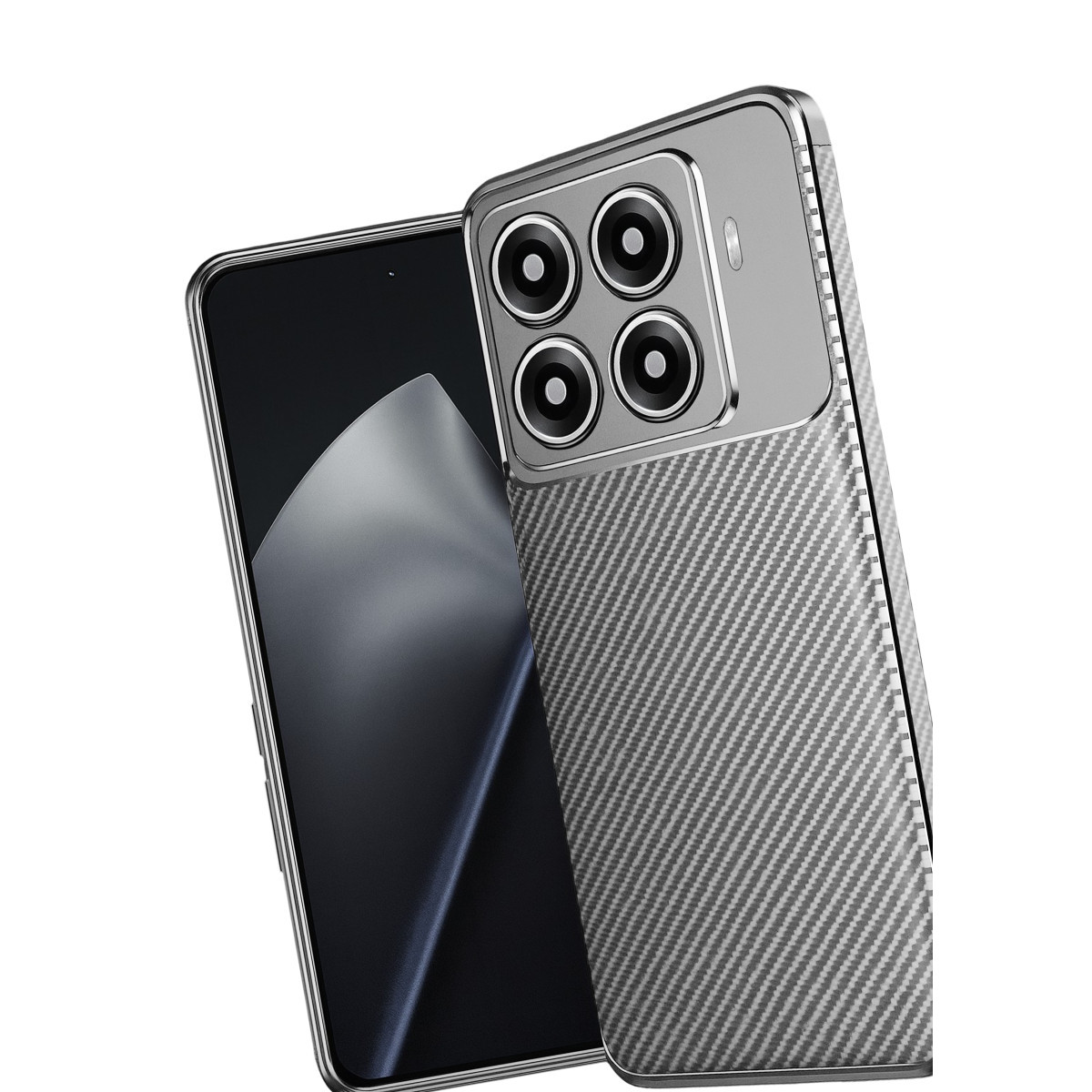 Newface Xiaomi Mi 15T Pro Auto Focus Karbon Kapak - Gri — görsel 9