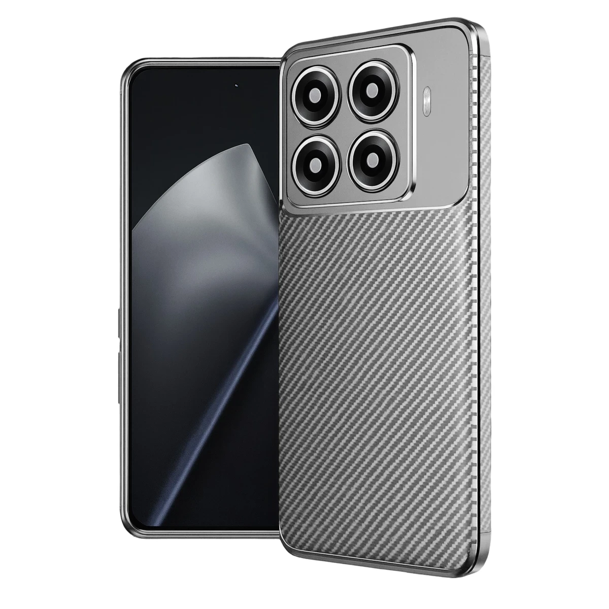 Newface Xiaomi Mi 15T Pro Auto Focus Karbon Kapak - Gri — görsel 4