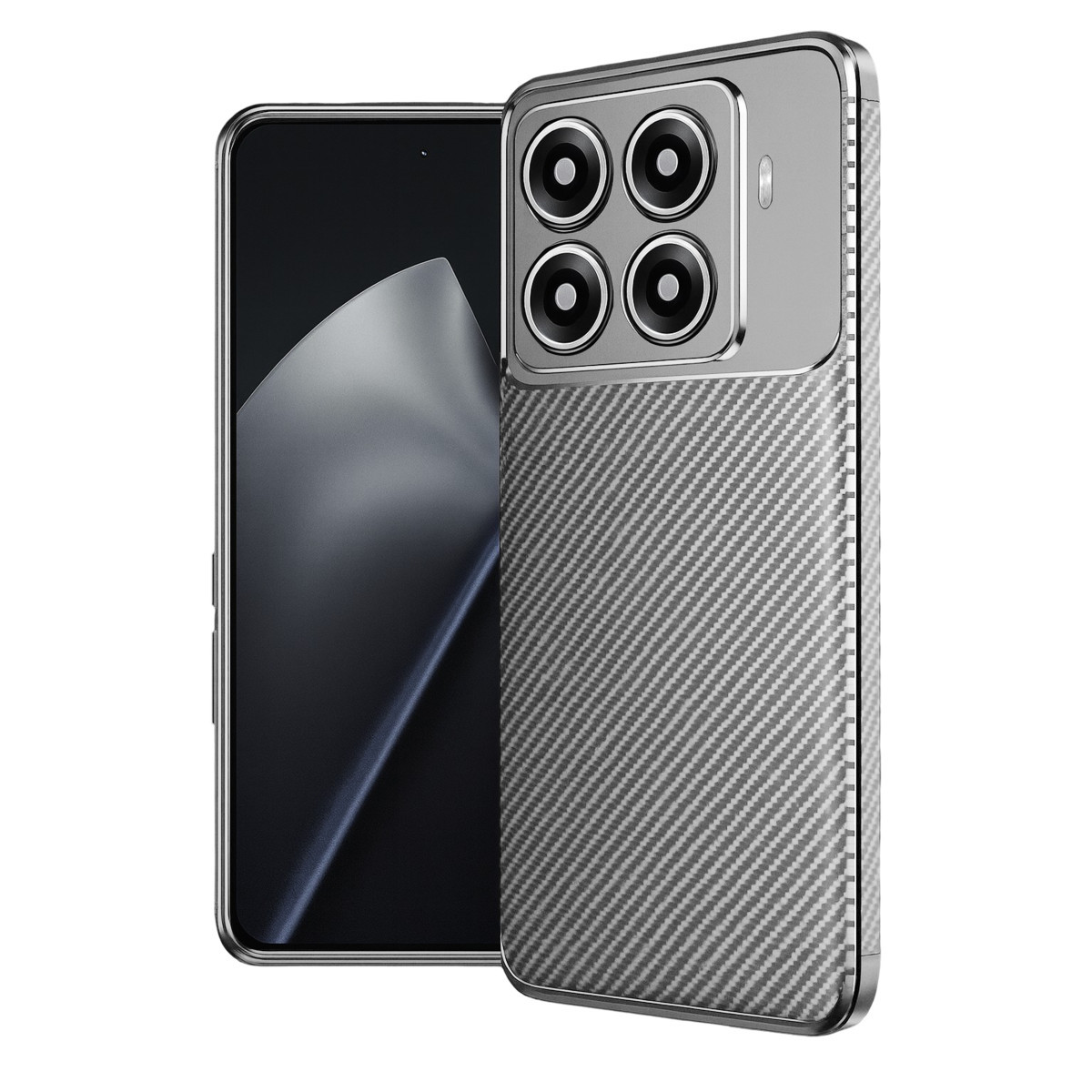 Newface Xiaomi Mi 15T Pro Auto Focus Karbon Kapak - Gri — görsel 7