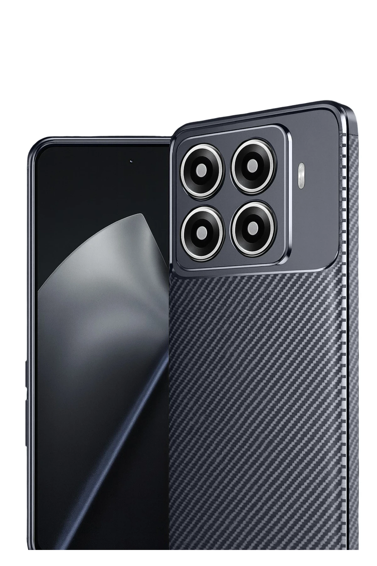 Newface Xiaomi Mi 15T Pro Auto Focus Karbon Kapak - Lacivert