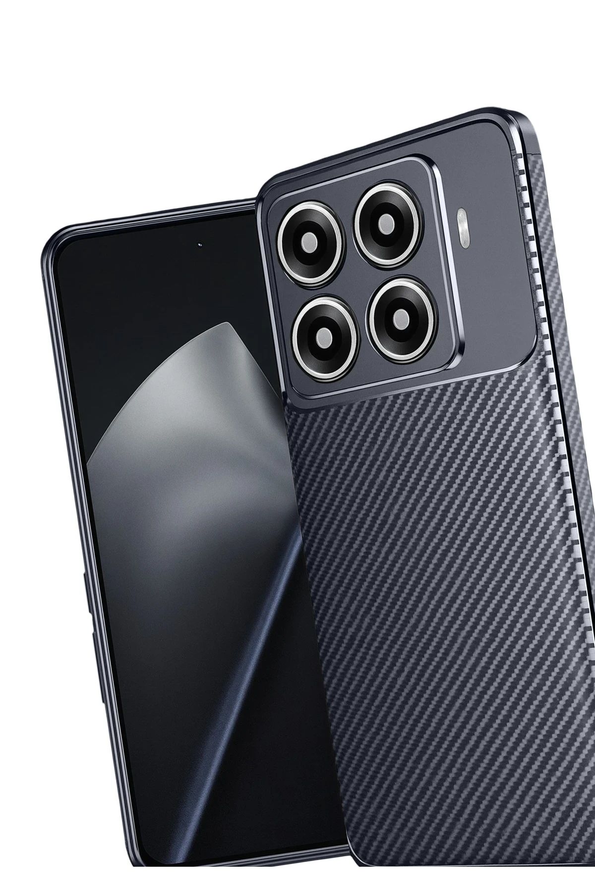 Newface Xiaomi Mi 15T Pro Auto Focus Karbon Kapak - Lacivert
