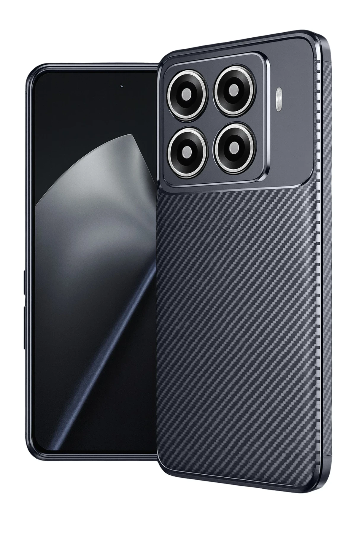 Newface Xiaomi Mi 15T Pro Auto Focus Karbon Kapak - Lacivert