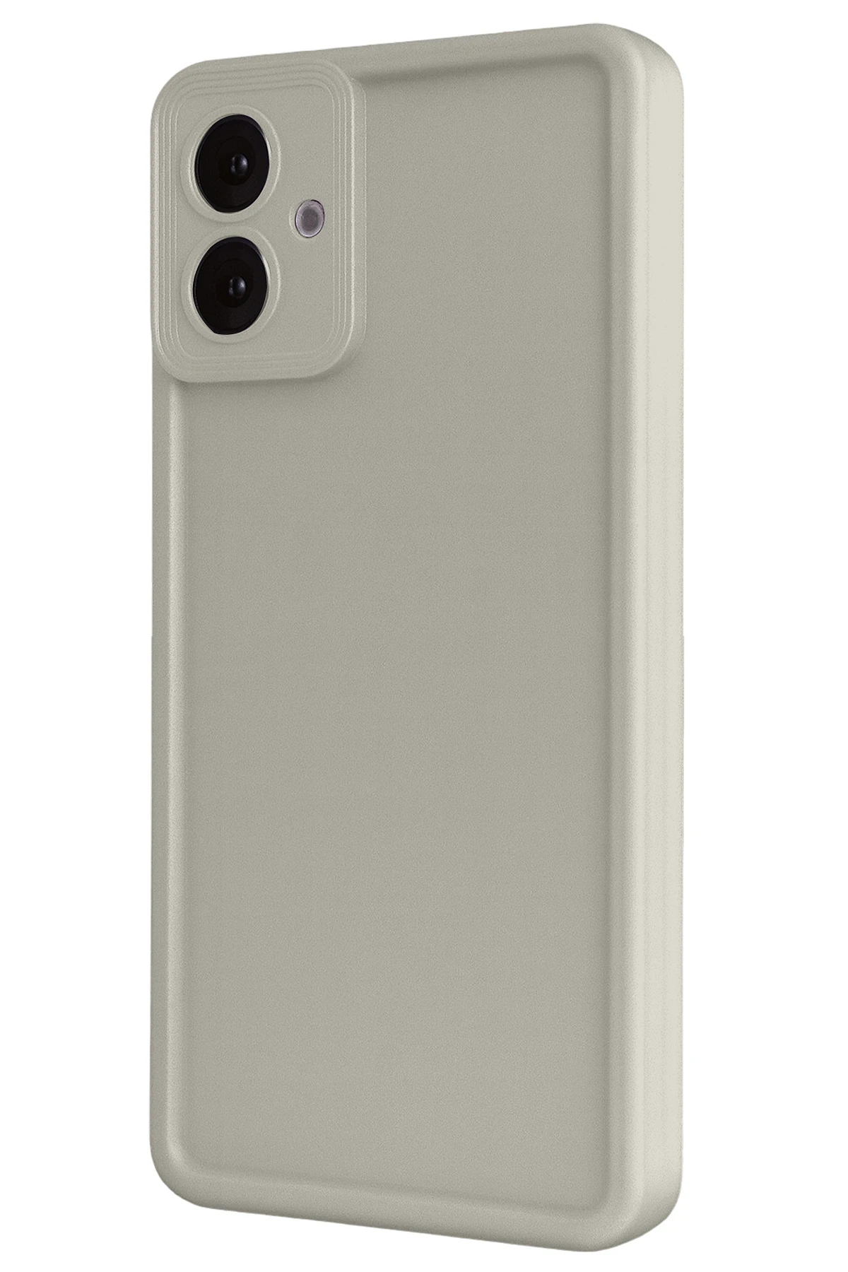 Newface Samsung Galaxy A07 Viera Silikon - Krem