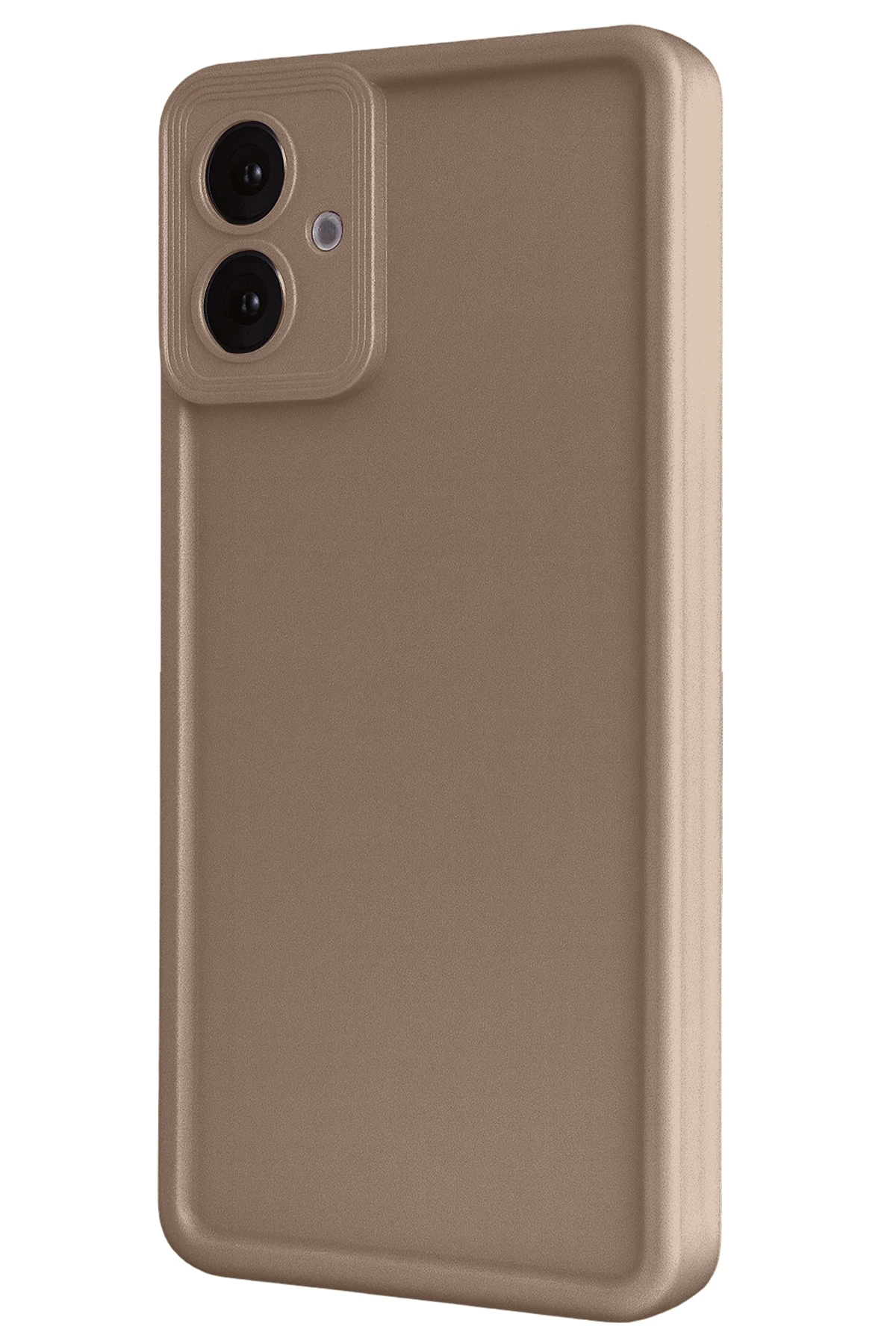 Newface Samsung Galaxy A07 Viera Silikon - Kahverengi